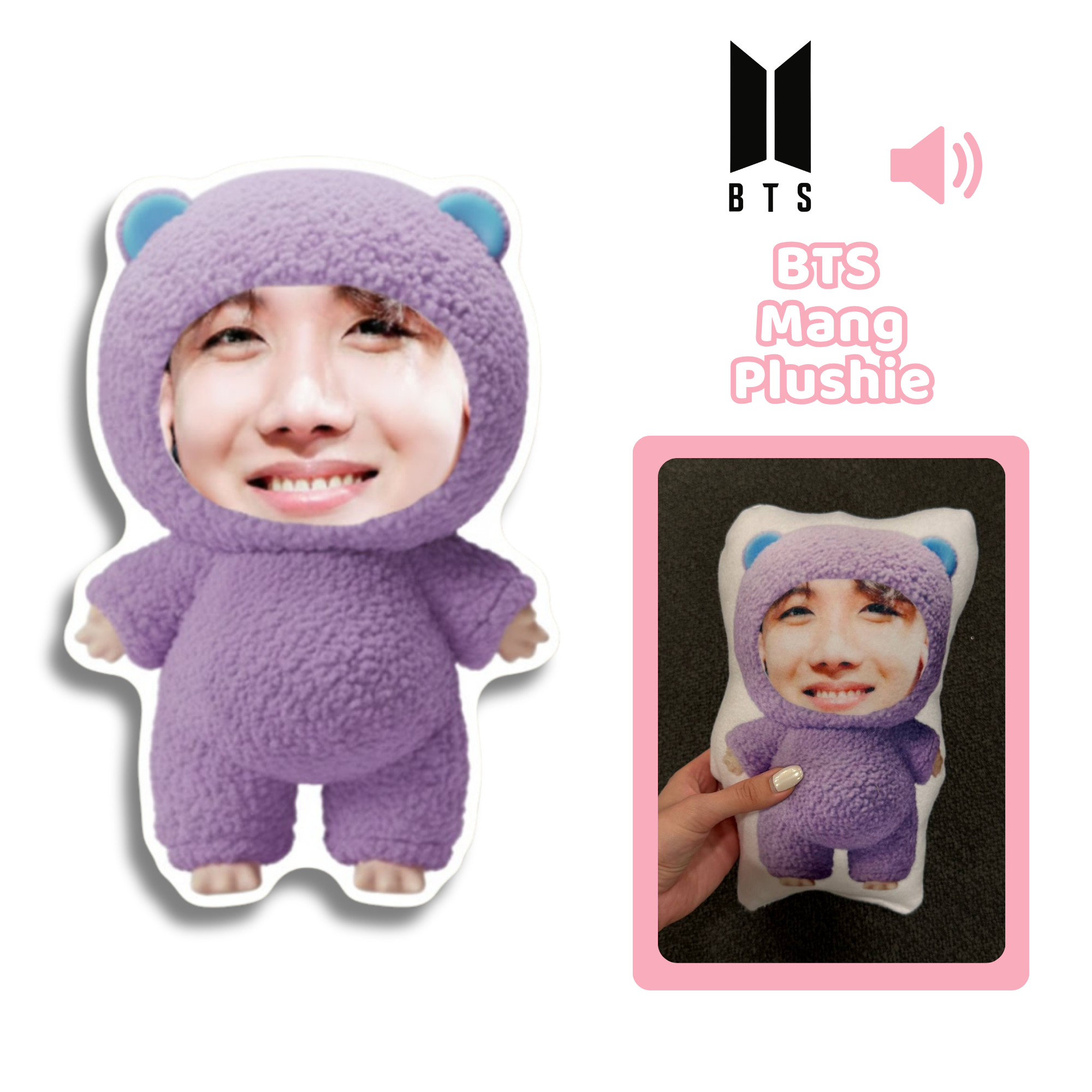 BTS BT12 J-hope Mang Plushie – PillowMommy