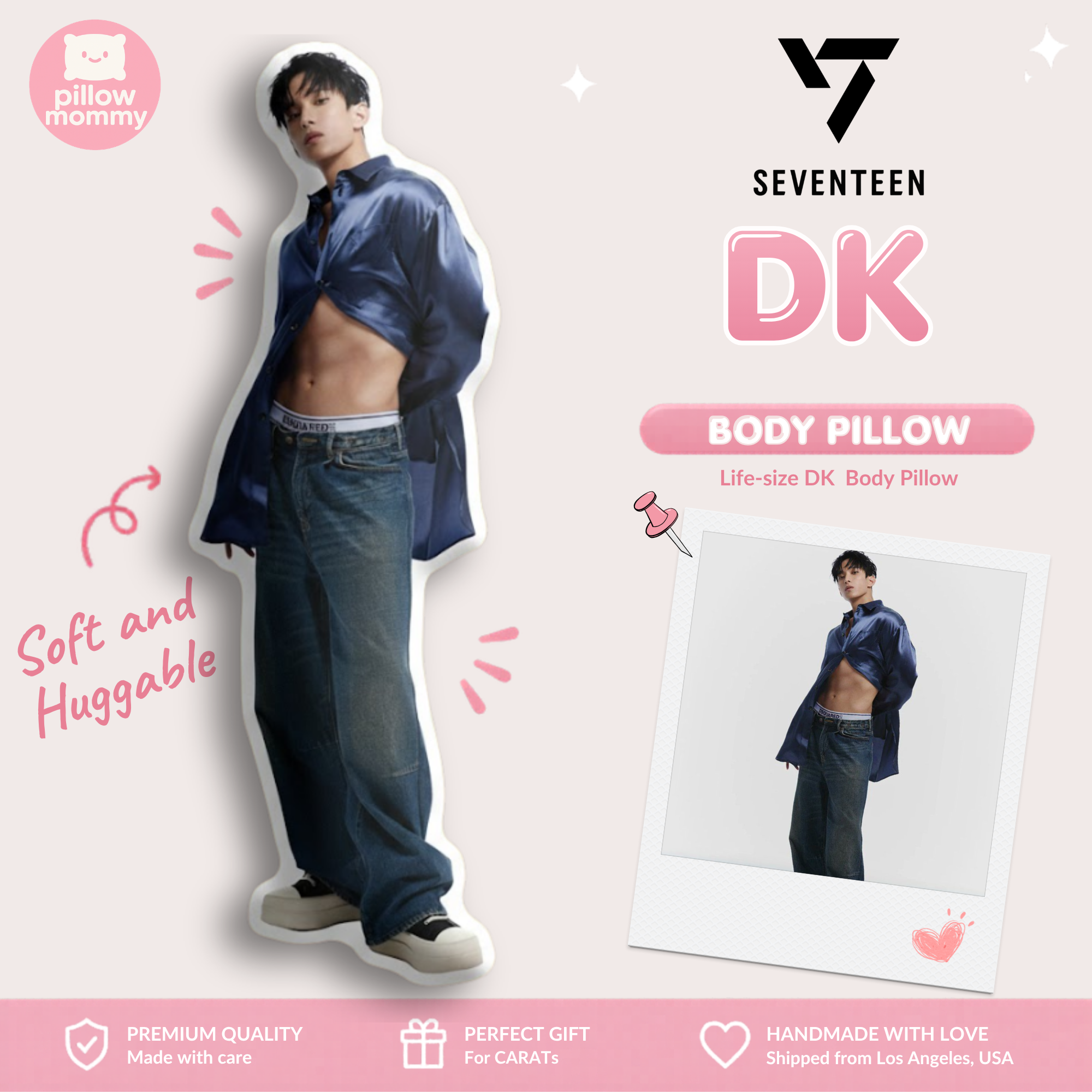 Seventeen DK Life-Size Body Pillow