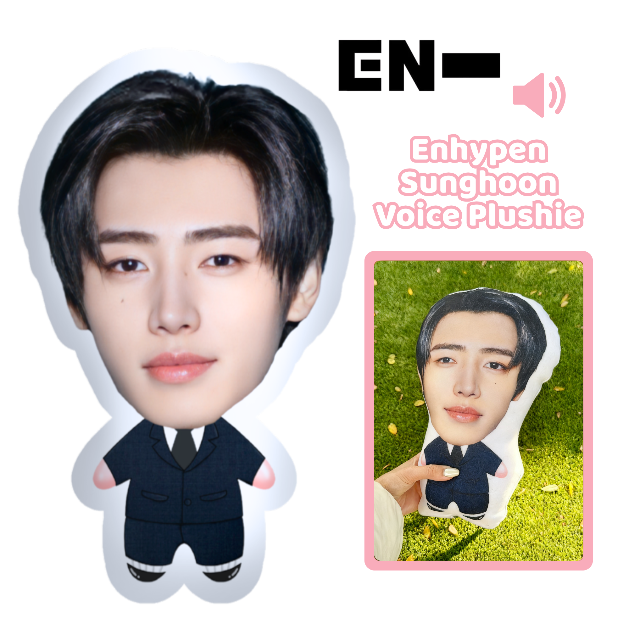 Enhypen Sunghoon Talking Plushie