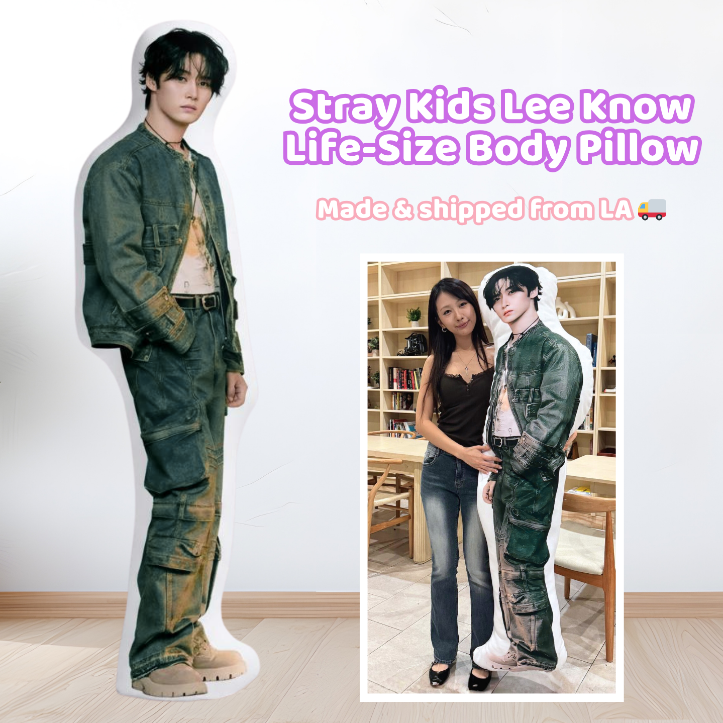Stray Kids Lee Know Life-Sized Body Pillow