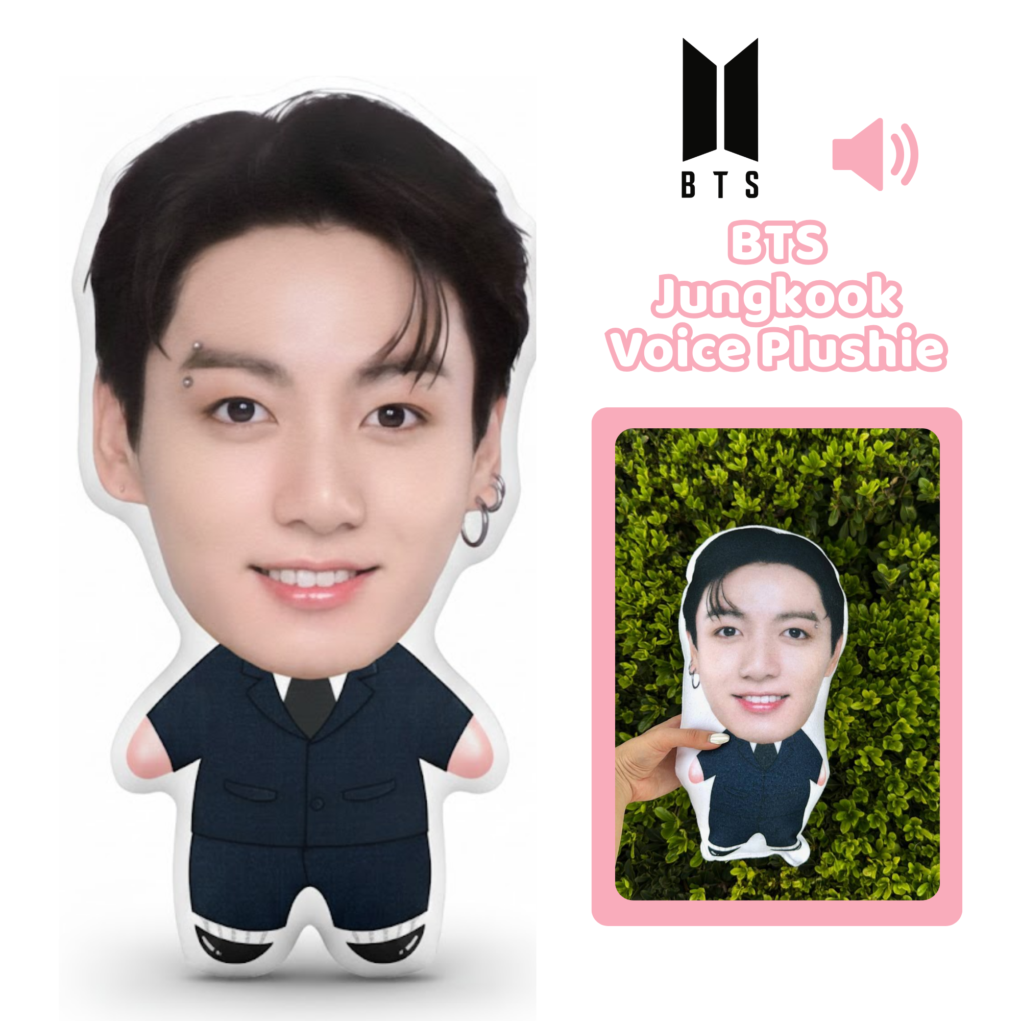 BTS💜 Jungkook Brow Piercing Talking Plushie