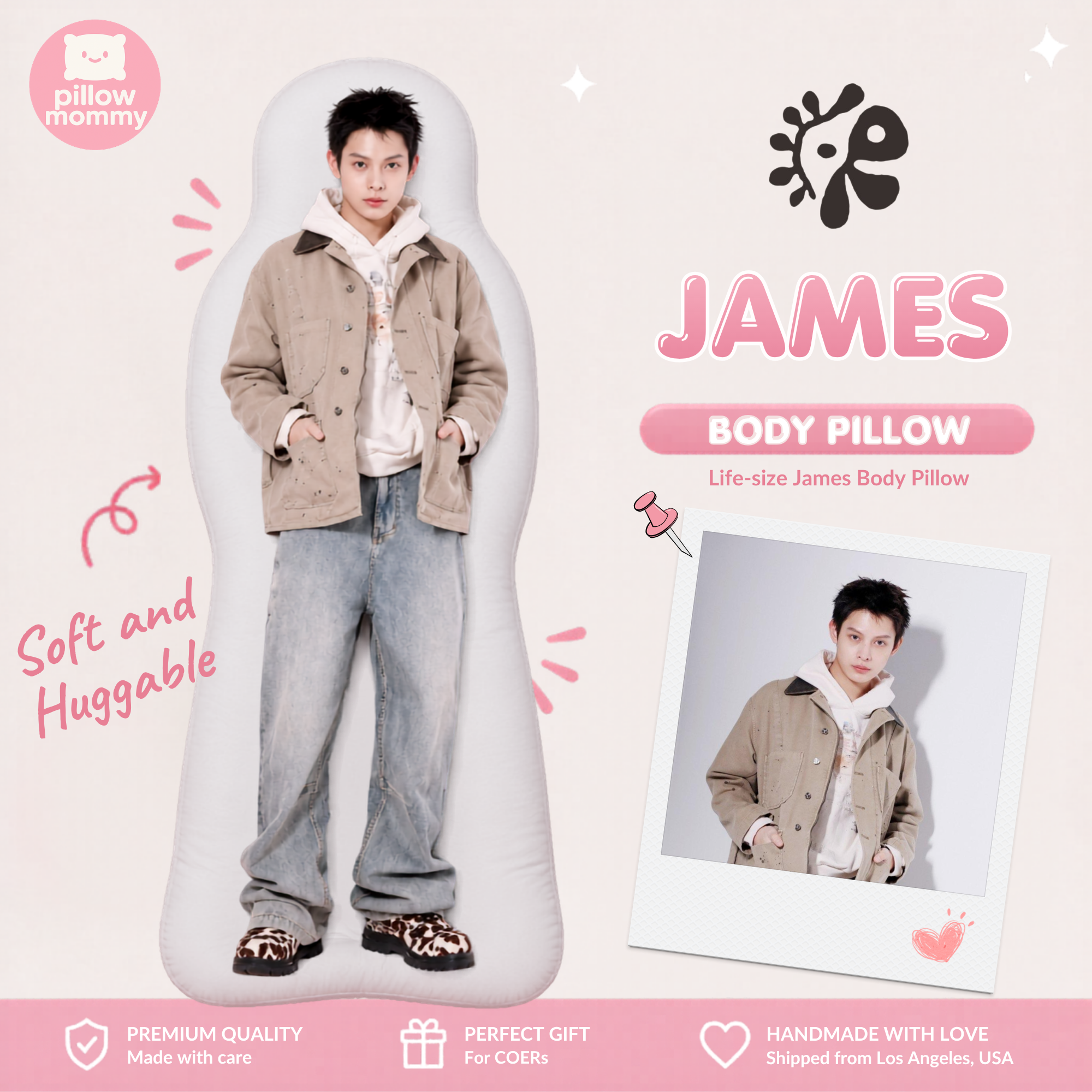 CORTIS James Casual Jacket Life-Size Body Pillow