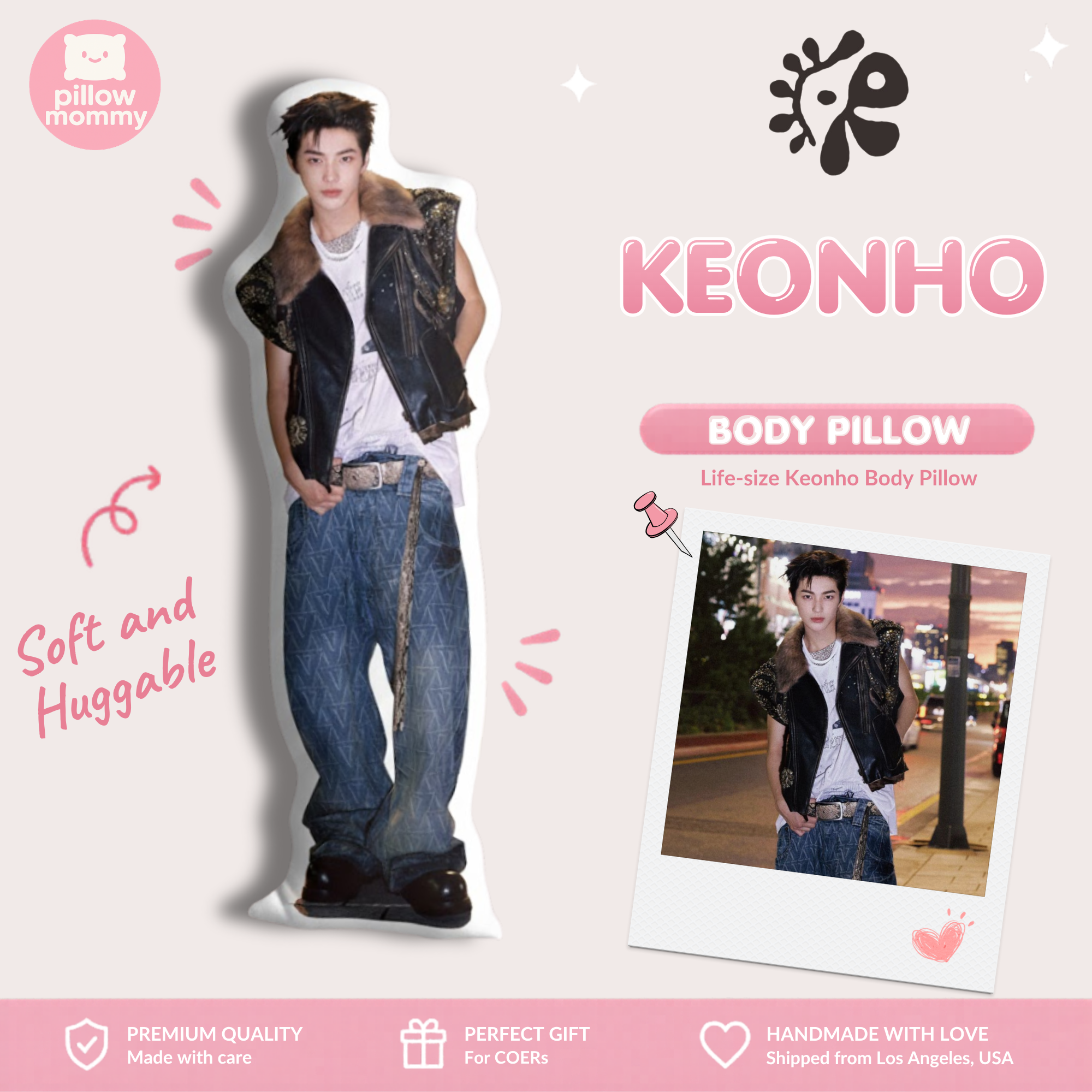 Cortis Keonho Life-Size Body Pillow