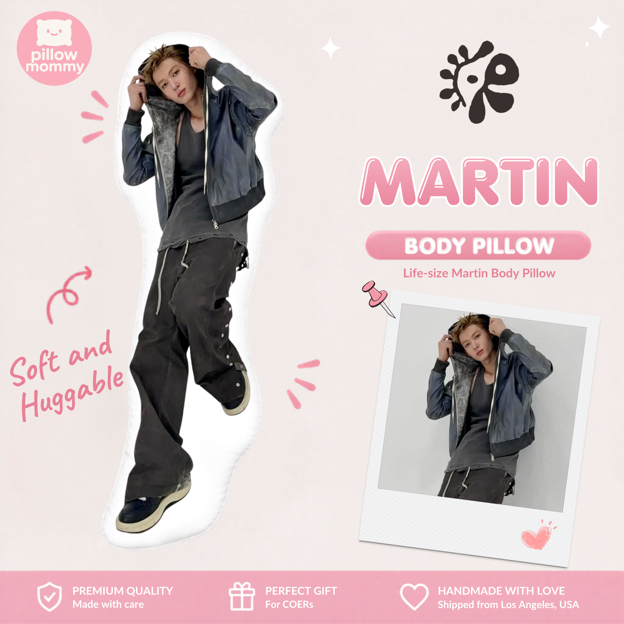 CORTIS Martin Streetwear Life-Size Body Pillow