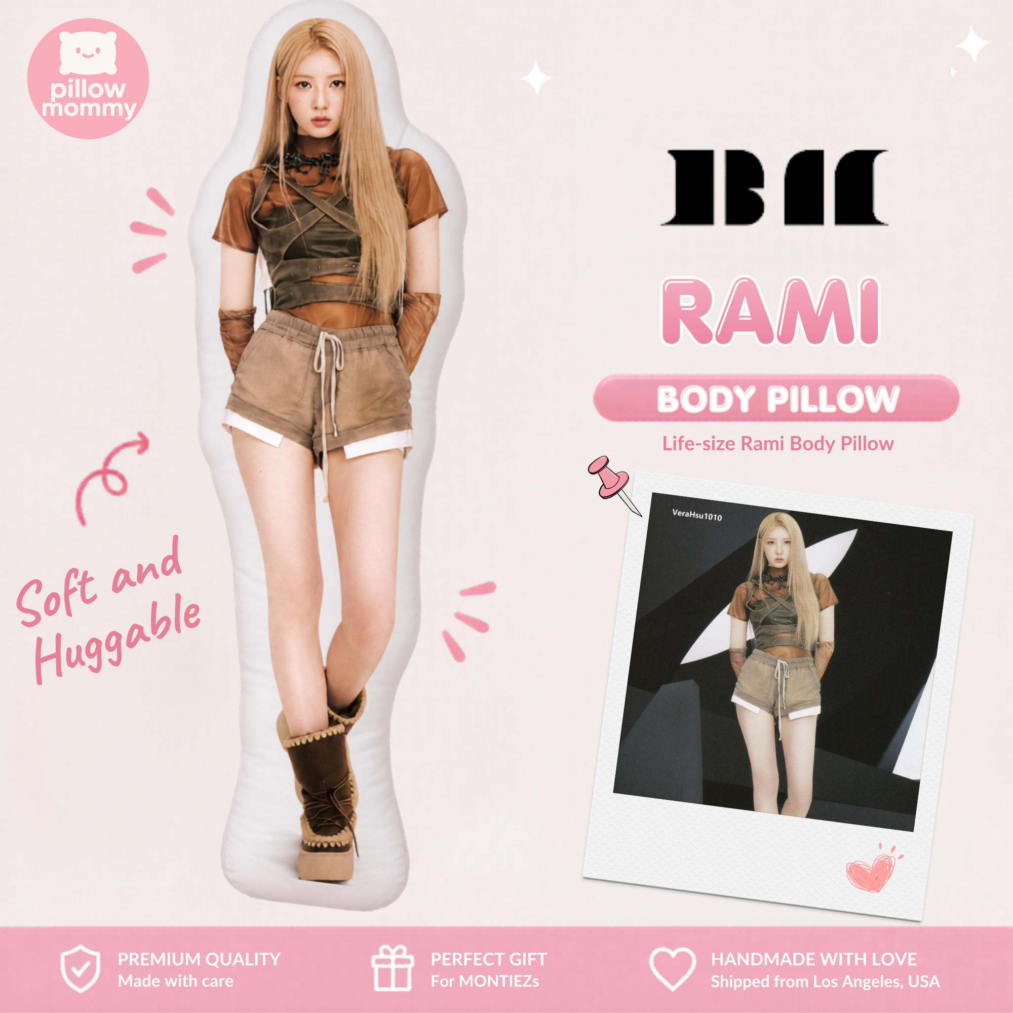 BABYMONSTER Rami Life-Size Body Pillow