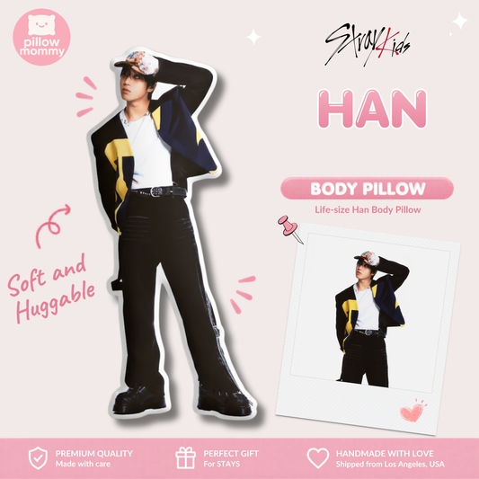 Stray Kids Han with Cap Life-Size Body Pillow