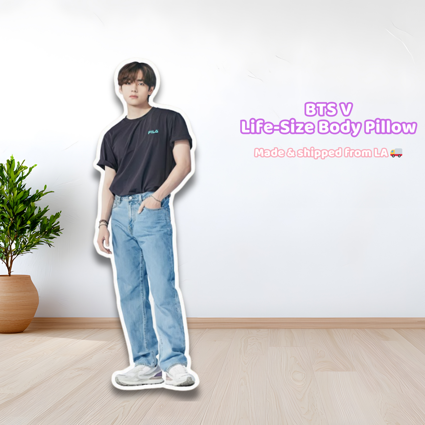 BTS V Life-Size Body Pillow