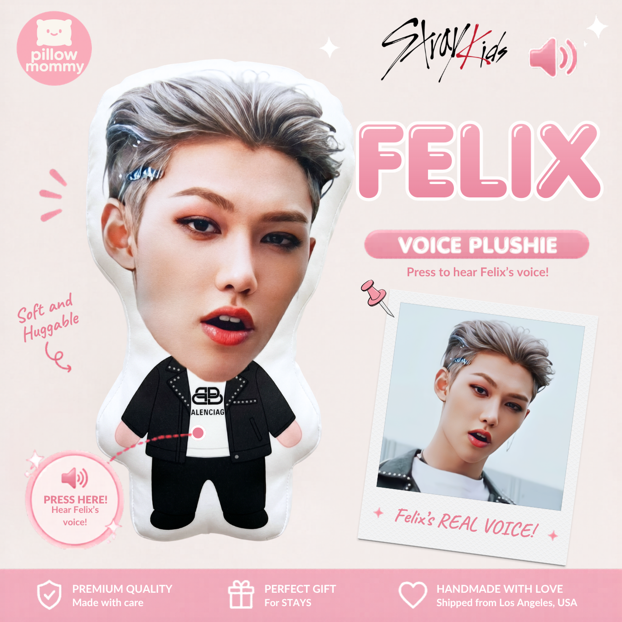 Stray Kids Felix God’s Menu Talking Plushie