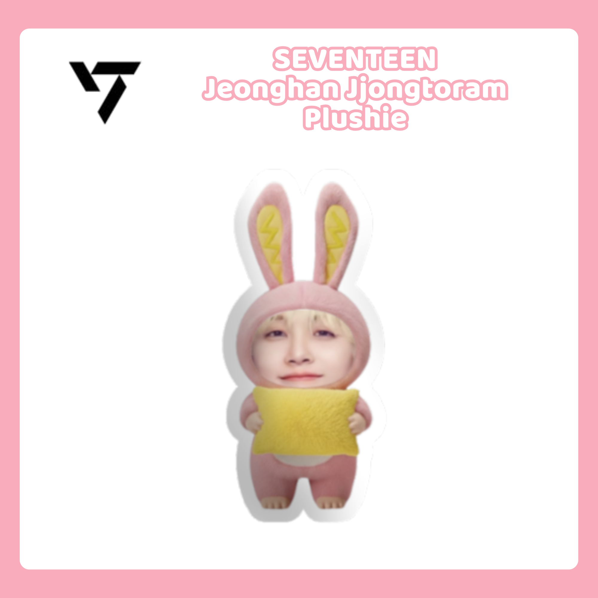 SEVENTEEN Jeonghan Jjongtoram Plushie