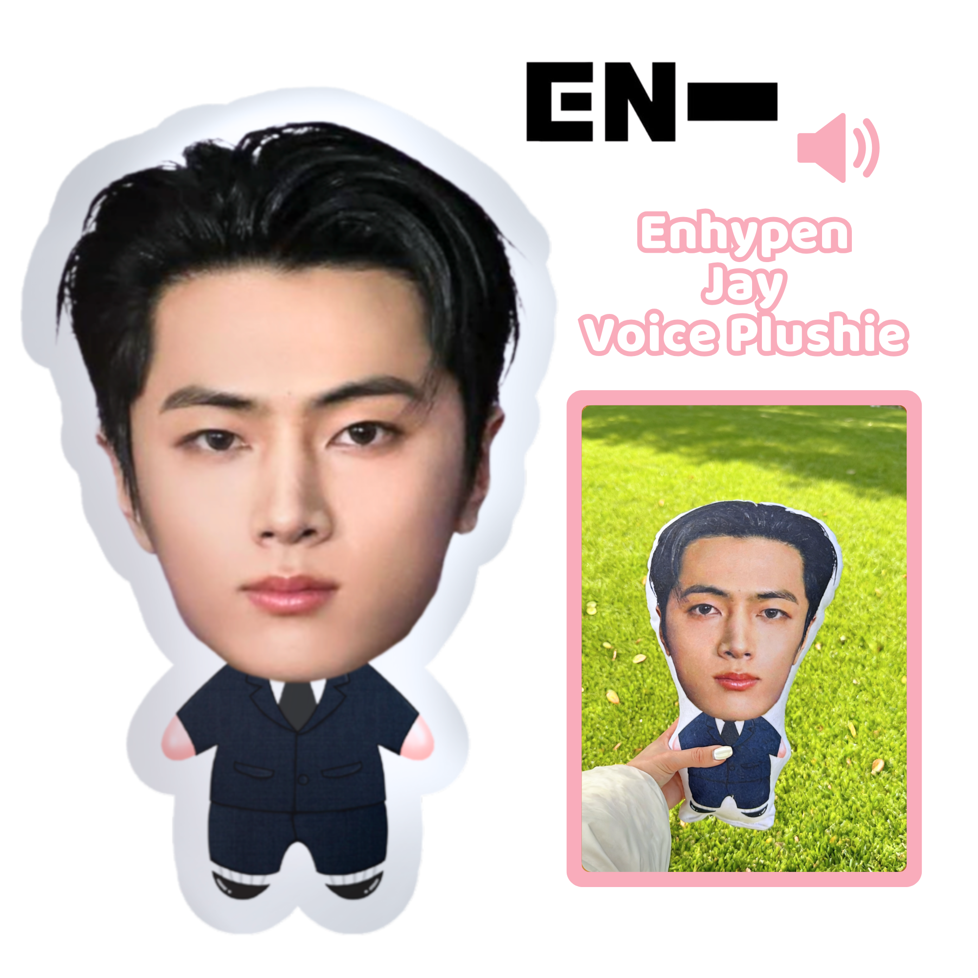 Enhypen Jay Talking Plushie