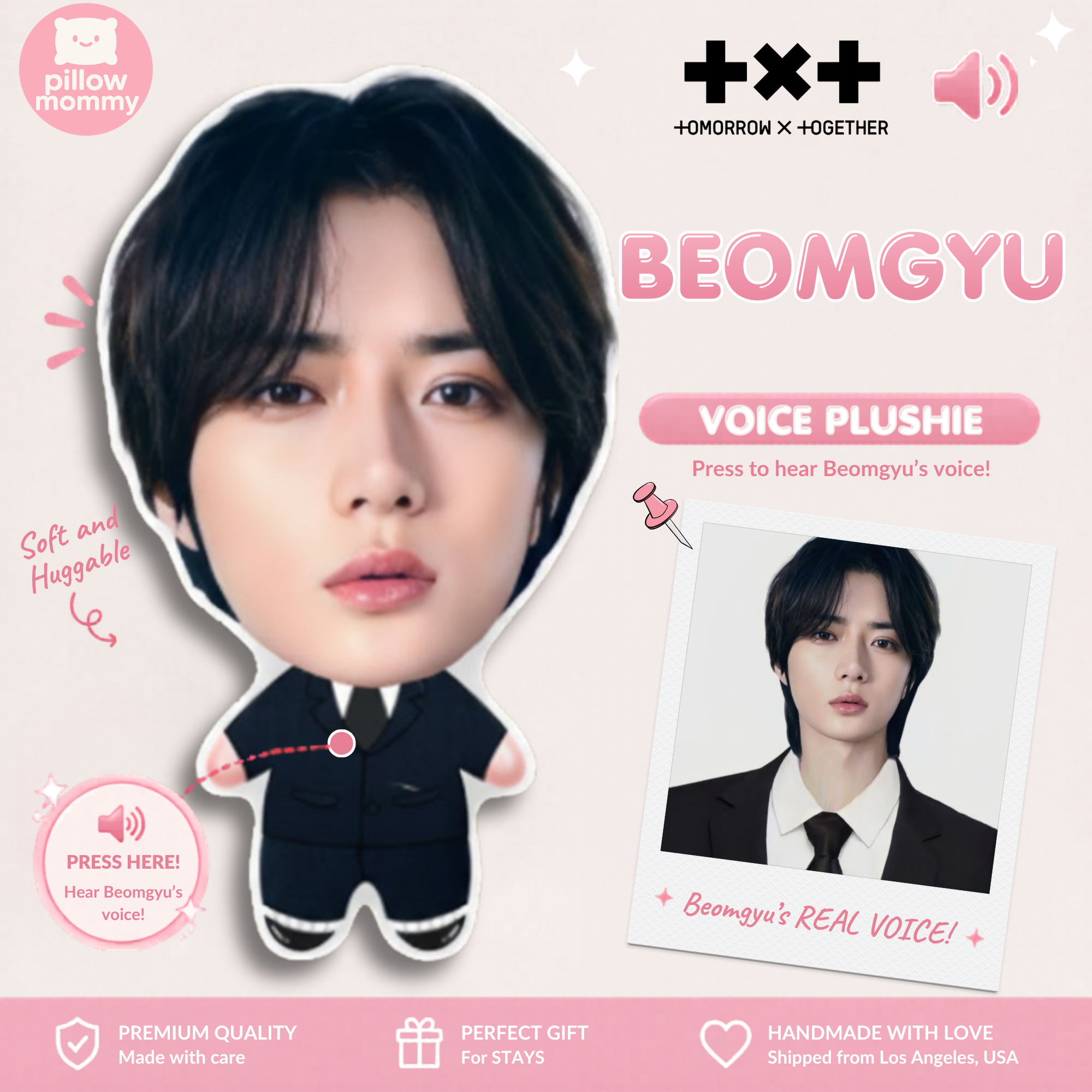 TXT Beomgyu Talking Plushie