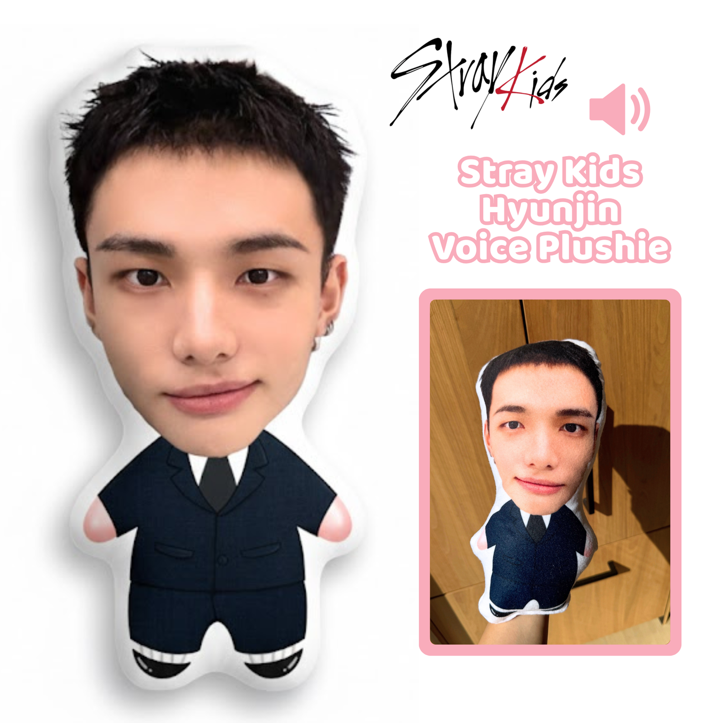 Stray Kids Hyunjin Talking Plushie