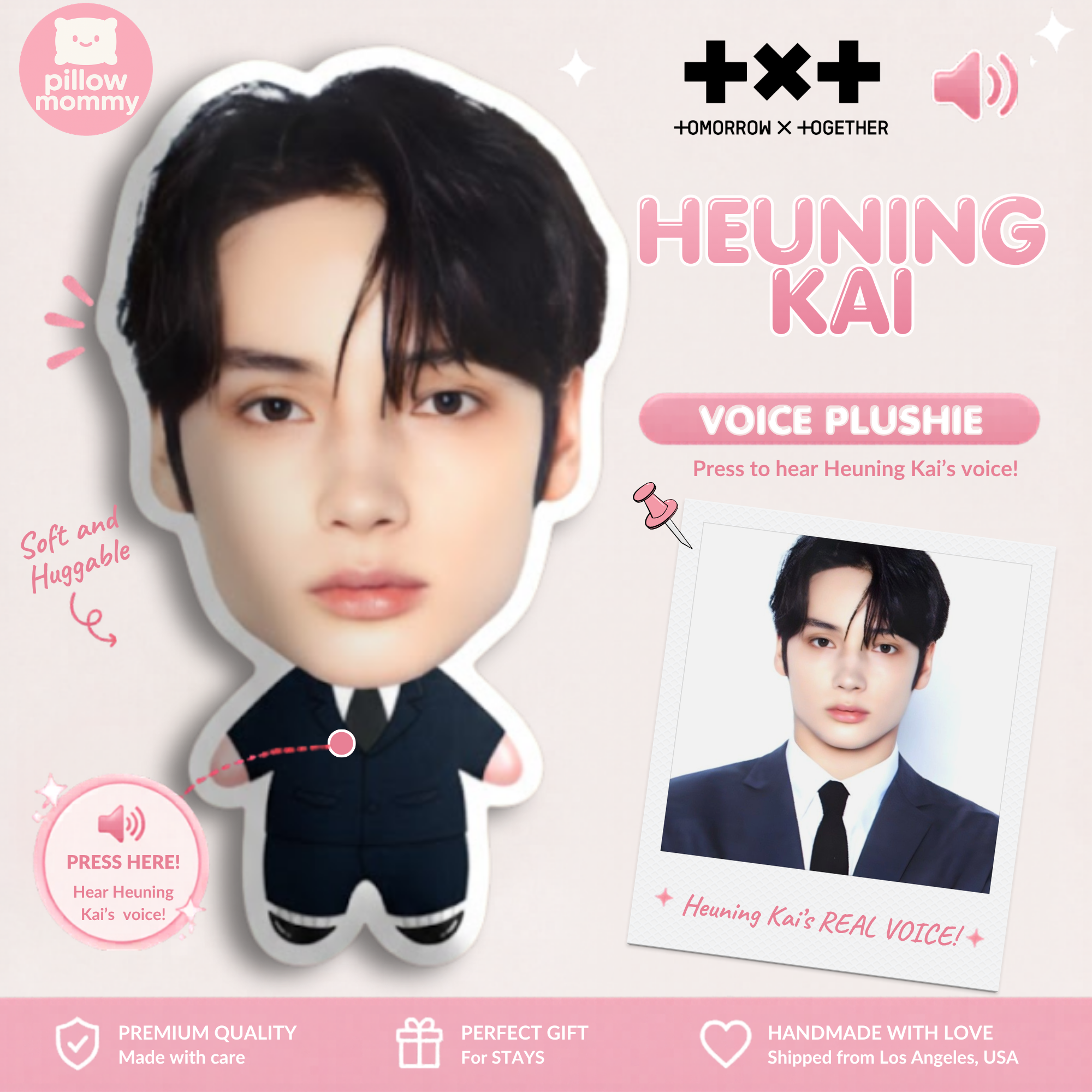 TXT Heuning Kai Talking Plushie