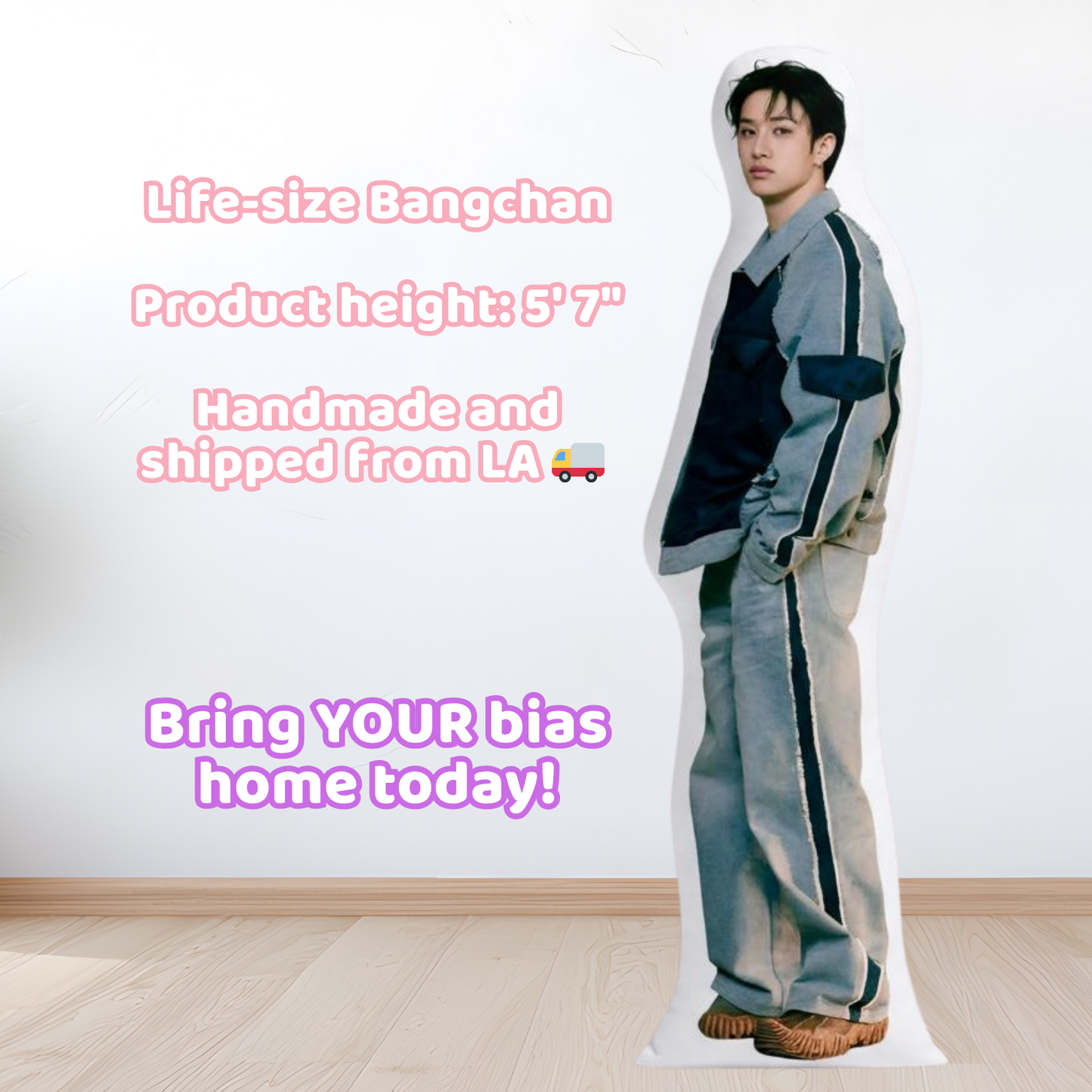 Stray Kids Bang Chan Life-Sized Body Pillow