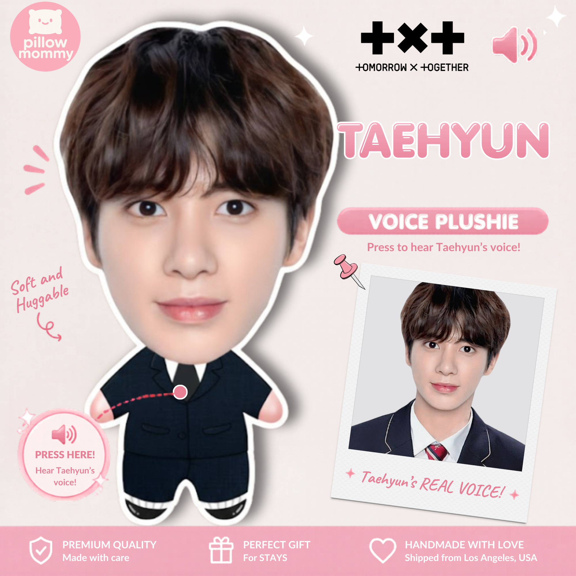 TXT Taehyun Talking Plushie