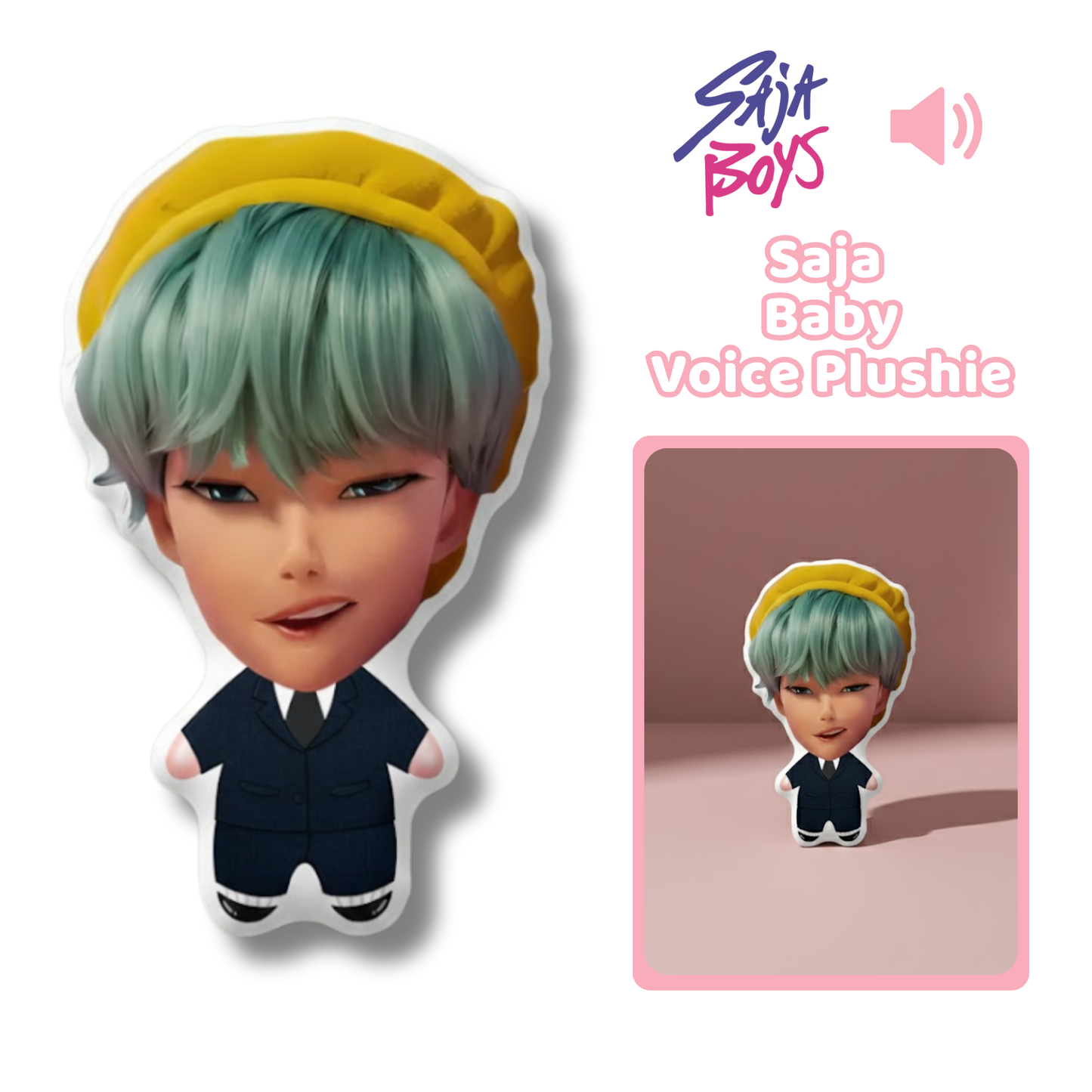 Saja Boys Baby Saja Talking Plushie