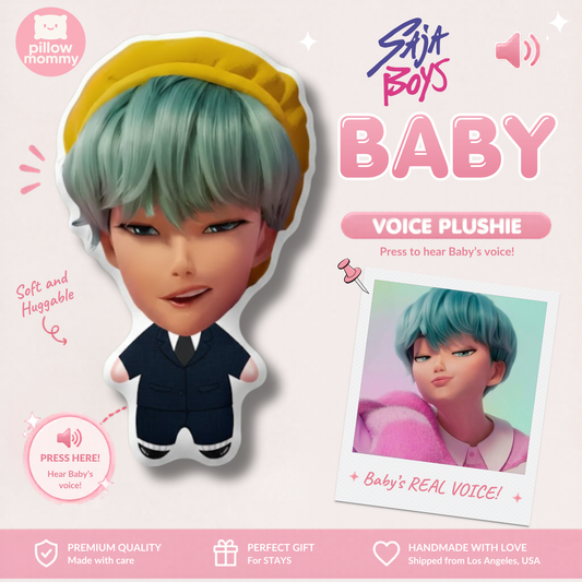 Saja Boys Baby Saja Talking Plushie