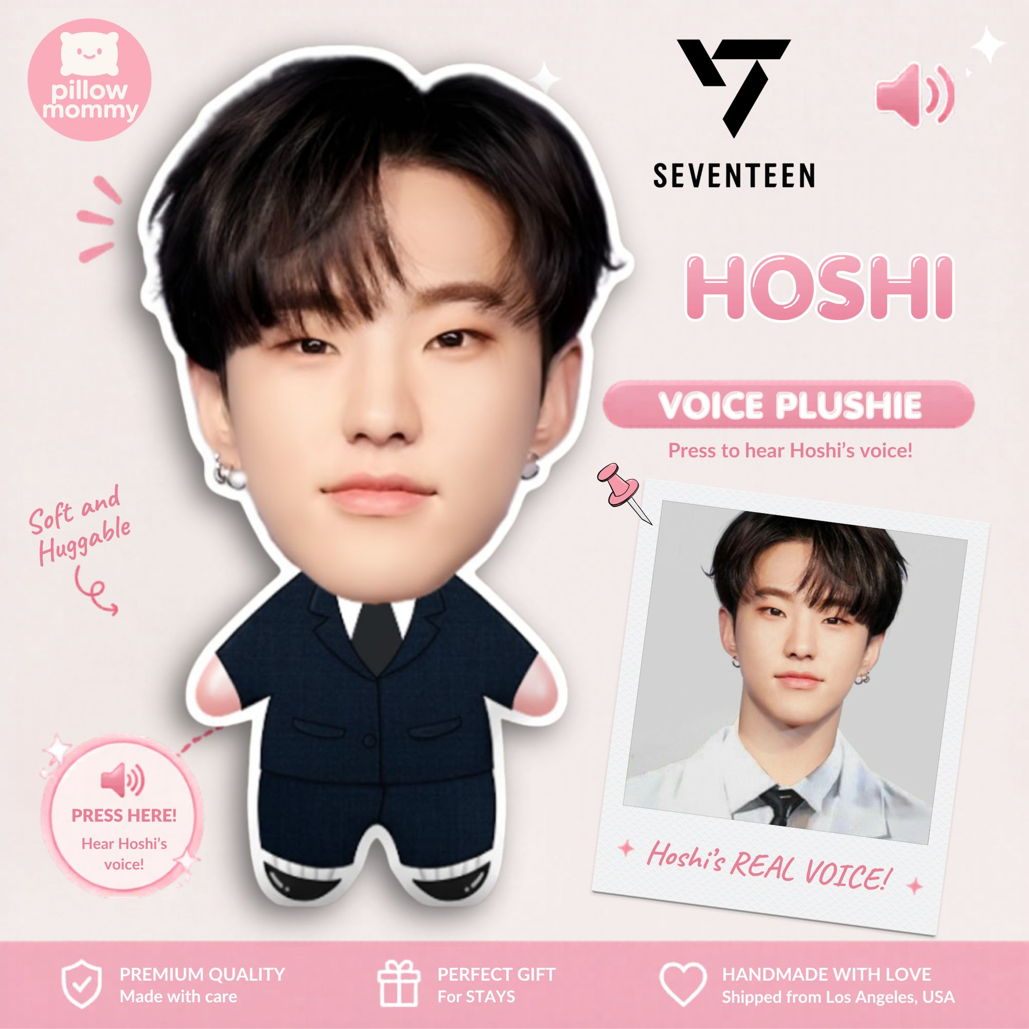 Seventeen💎 Hoshi Talking Plushie
