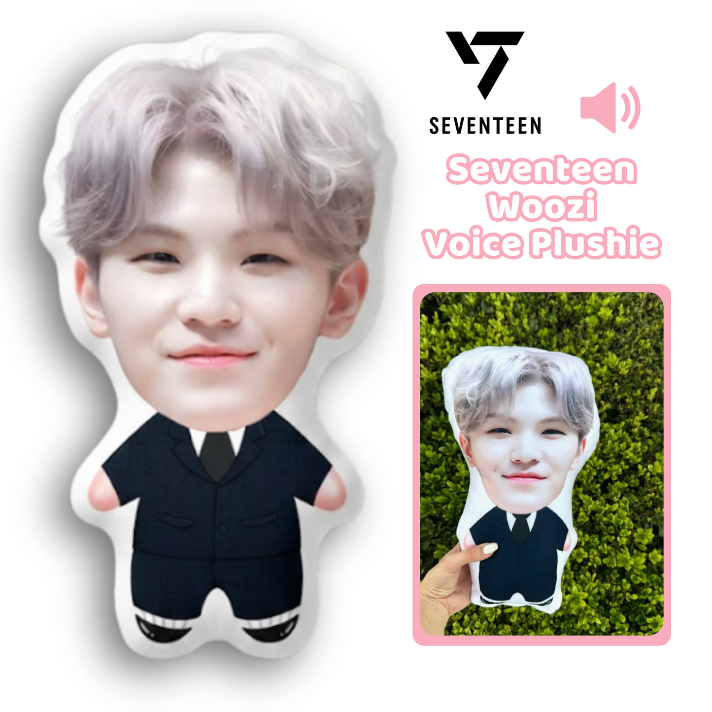 Seventeen💎 Woozi Talking Plushie
