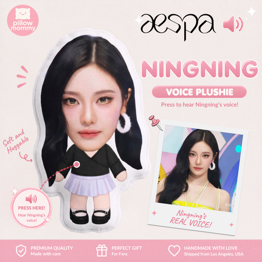 aespa NingNing Lemonade Talking Plushie