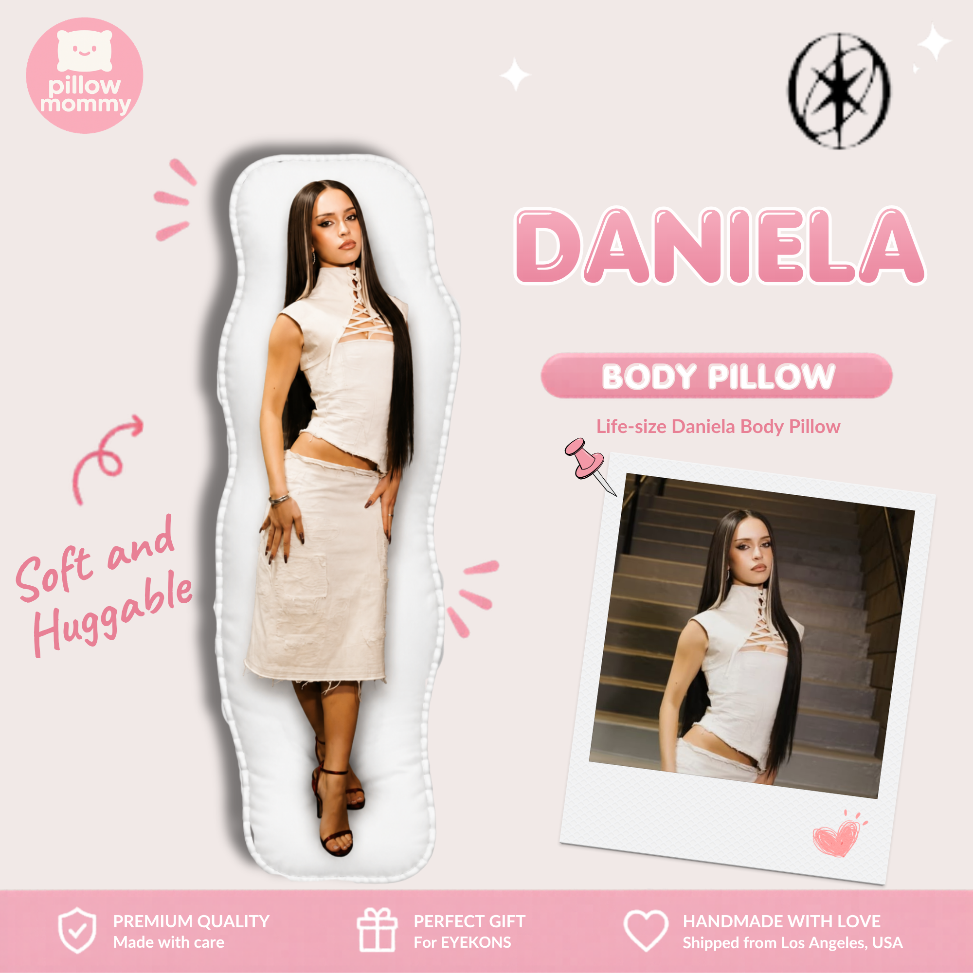 KATSEYE Daniela Life-Size Body Pillow