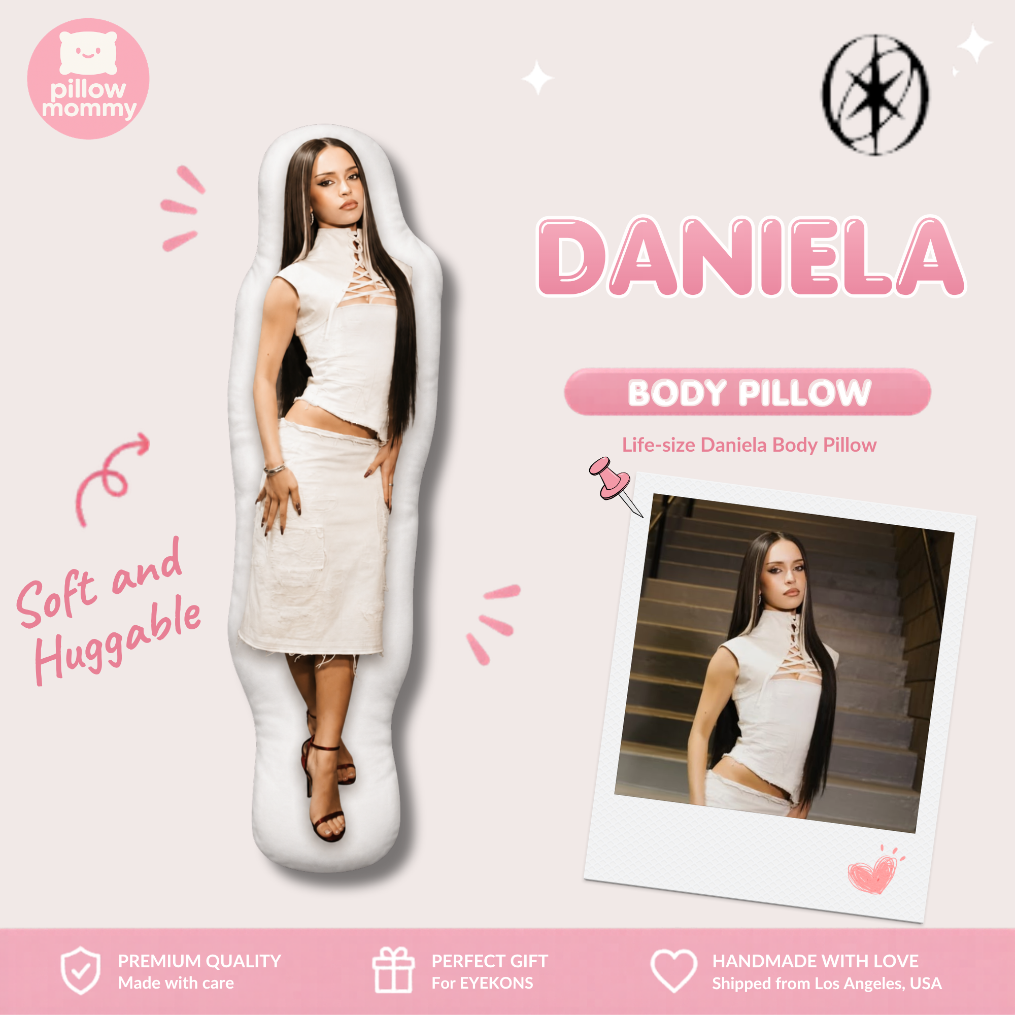 KATSEYE Daniela Life-Size Body Pillow
