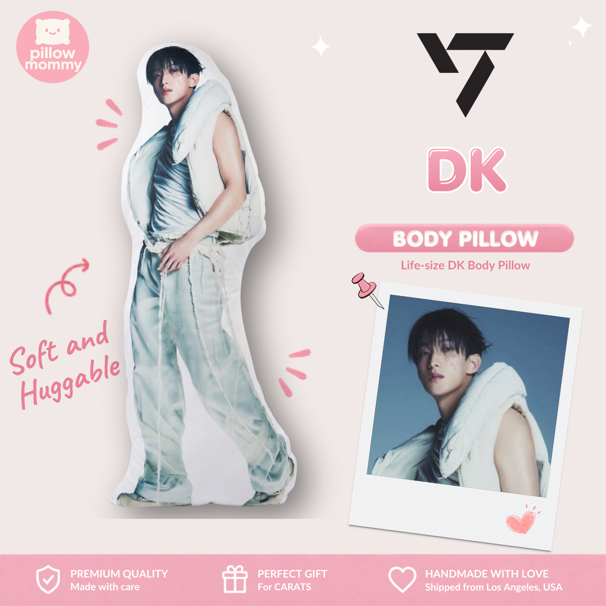 SEVENTEEN DK Happy Burstday Life-Size Body Pillow