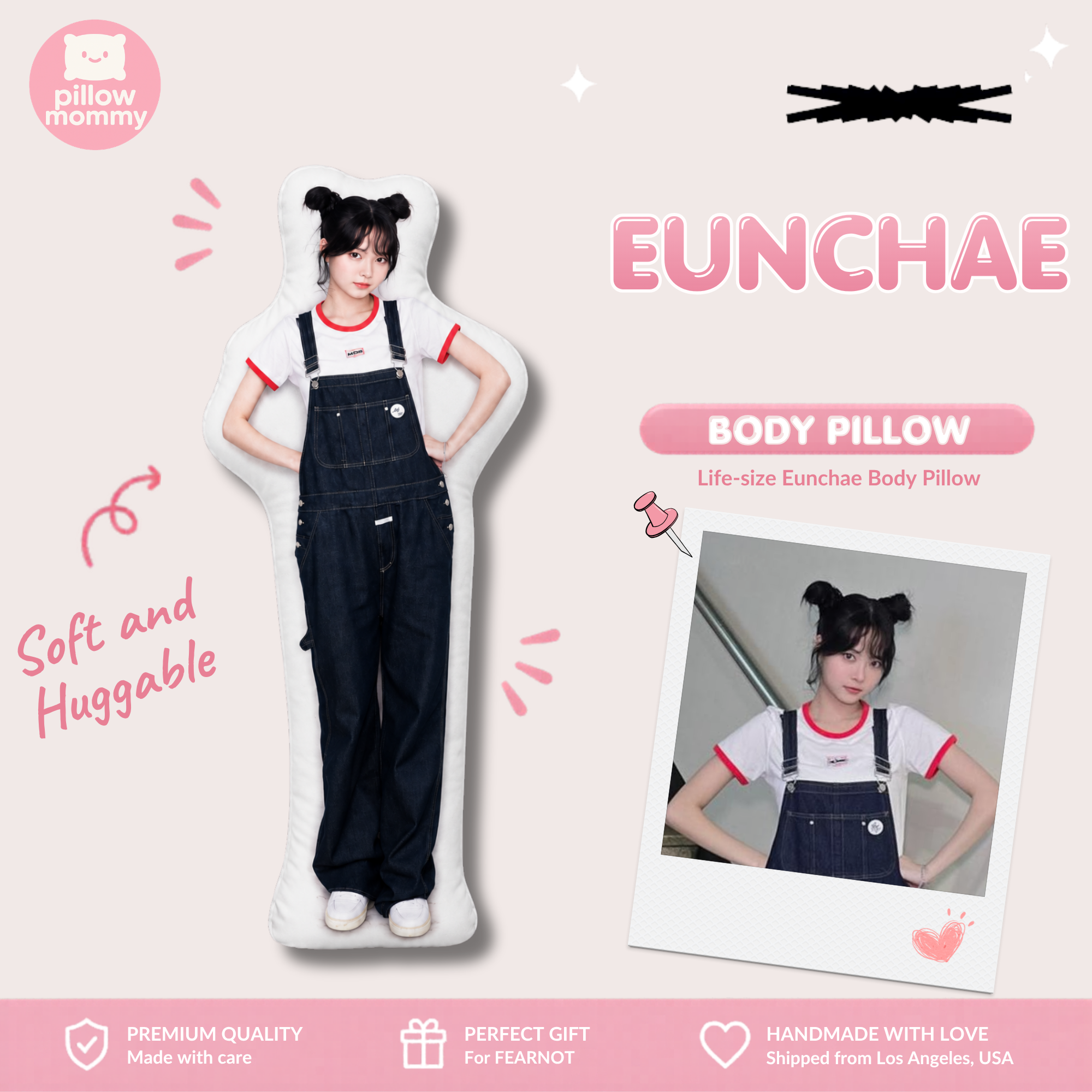 LE SSERAFIM Eunchae Life-Size Body Pillow
