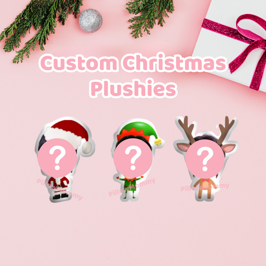 Custom Christmas Ornament Plushies