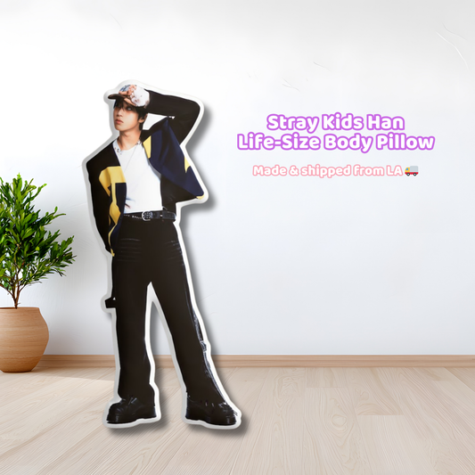 Stray Kids Han with Cap Life-Size Body Pillow