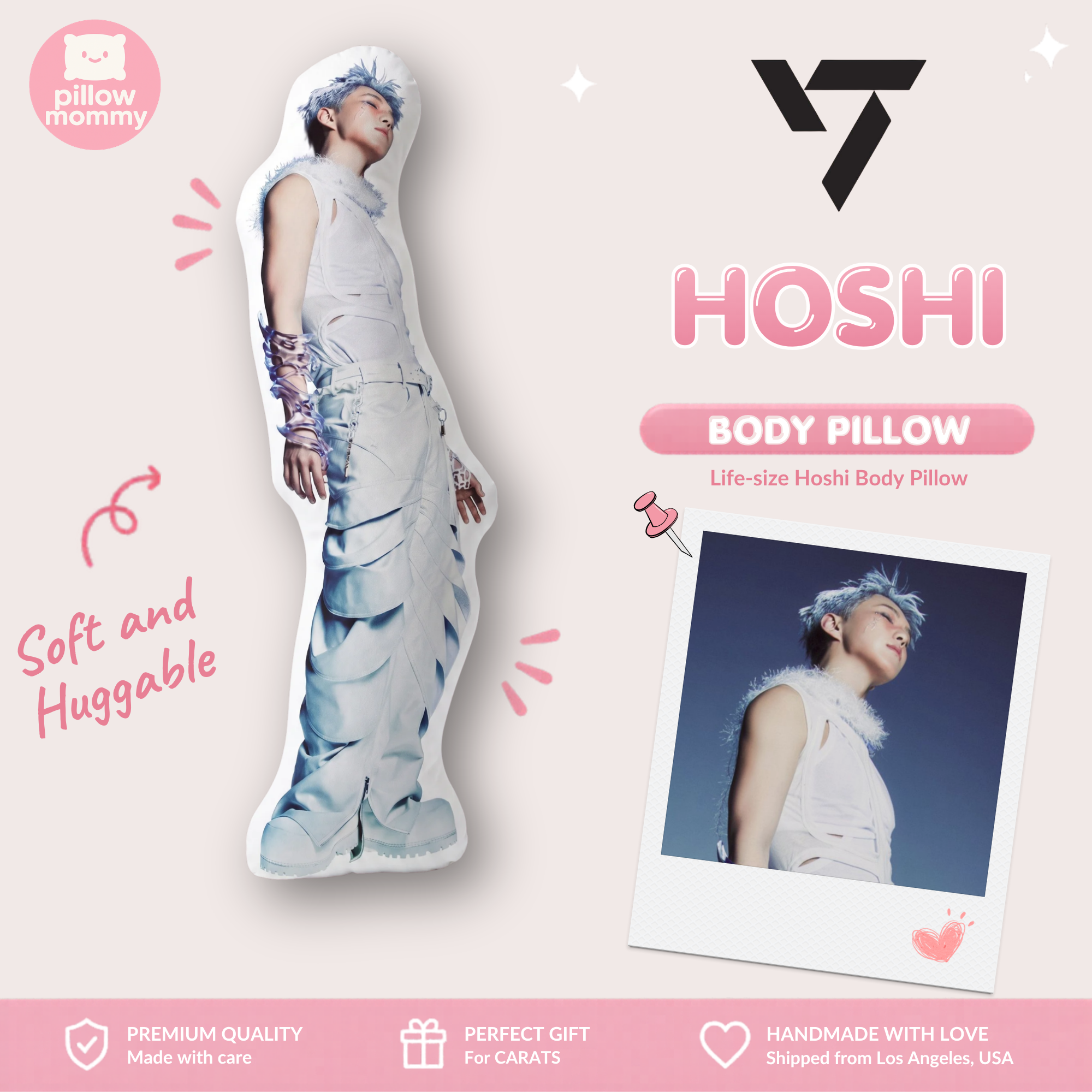 SEVENTEEN Hoshi Happy Burstday Life-Size Body Pillow