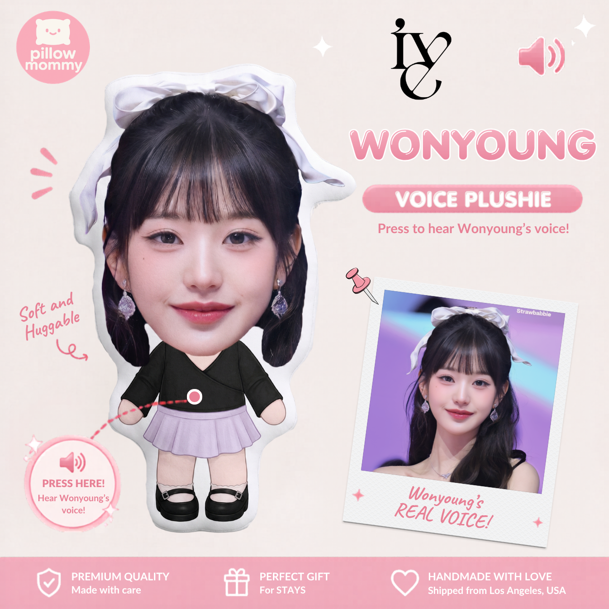 Ive Wonyoung Talking Plushie