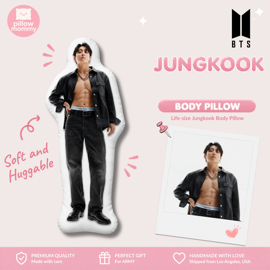 BTS Jungkook Life-Size Body Pillow