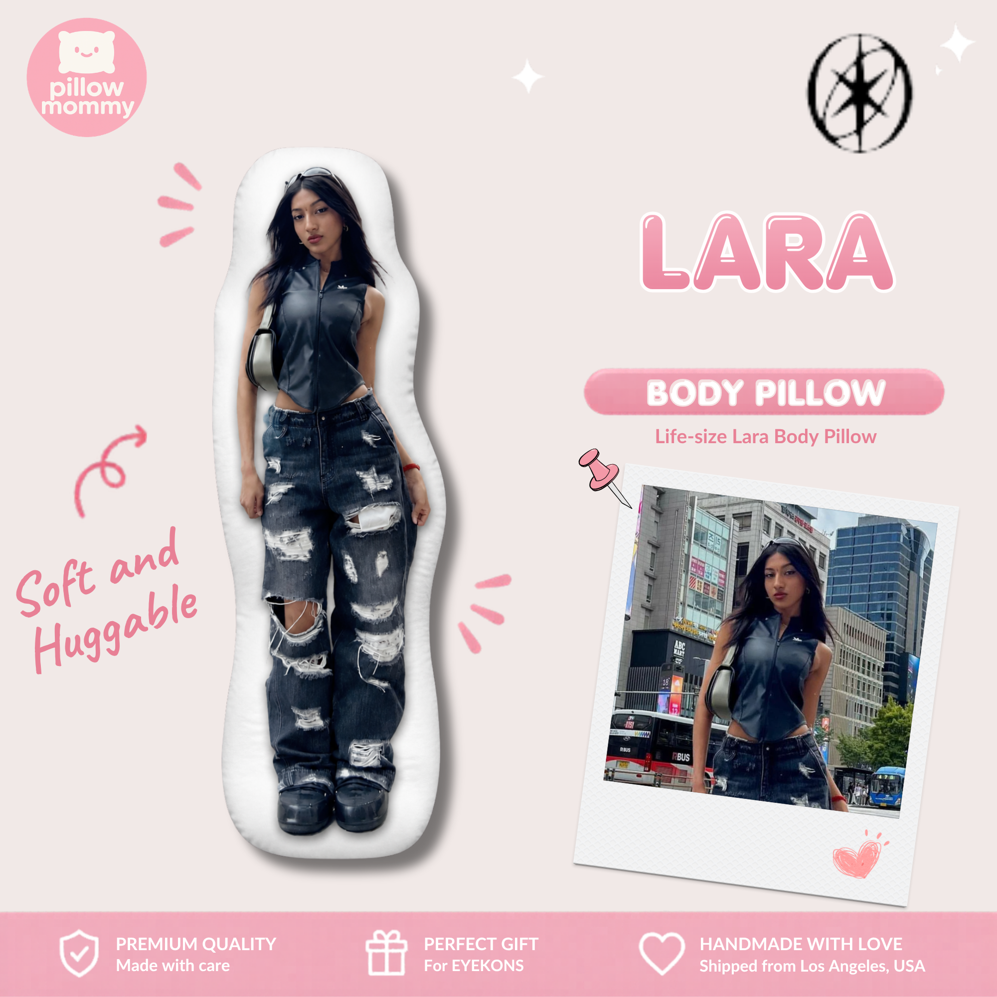 KATSEYE Lara Life-Size Body Pillow