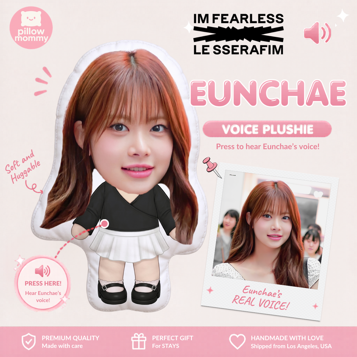 Le Sserafim Eunchae Talking Plushie
