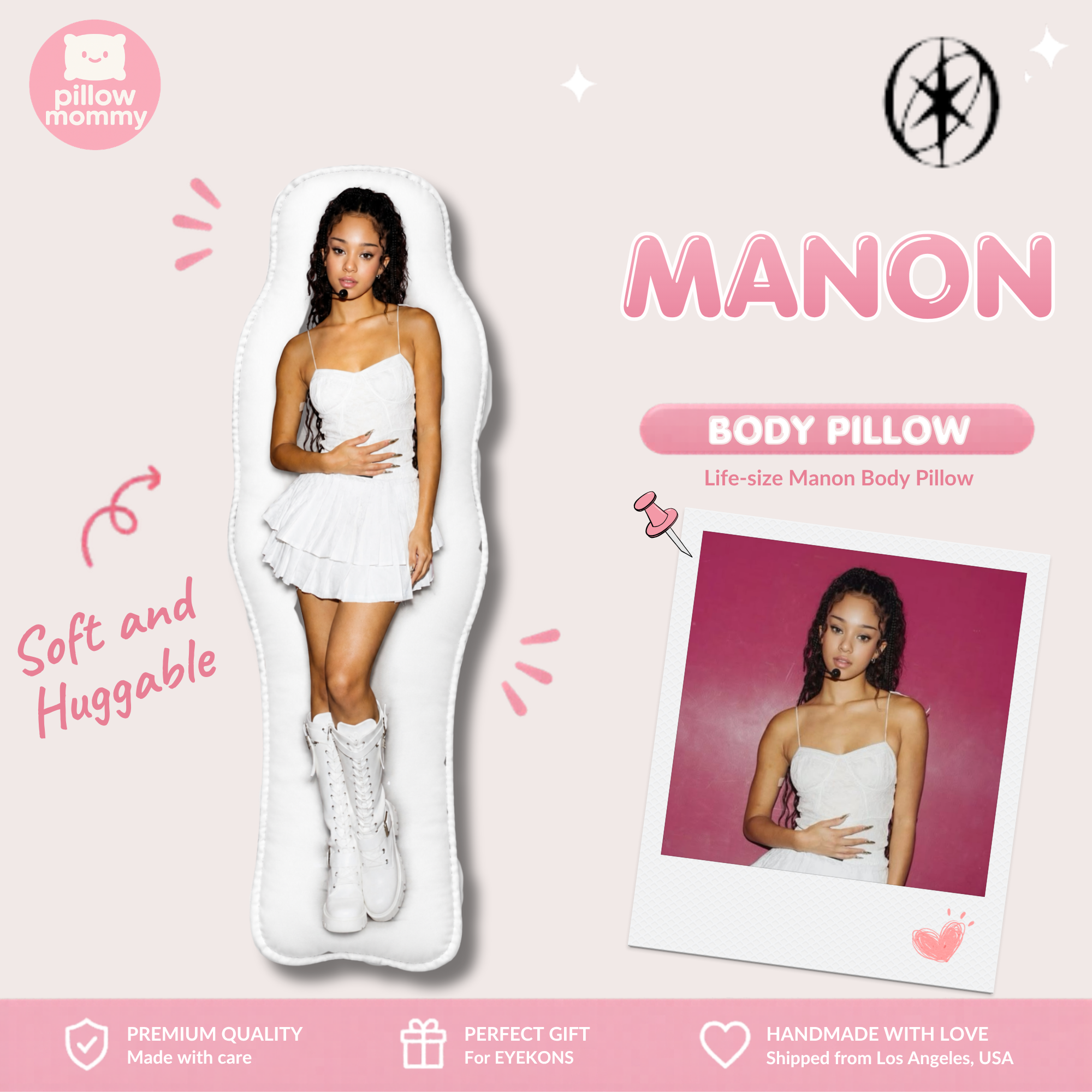 KATSEYE Manon Life-Size Body Pillow
