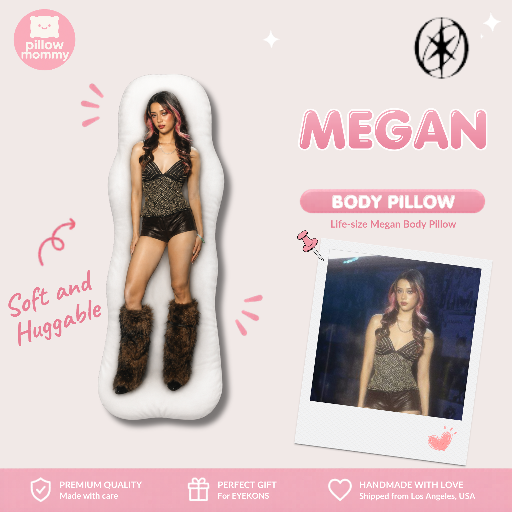 KATSEYE Megan Life-Size Body Pillow