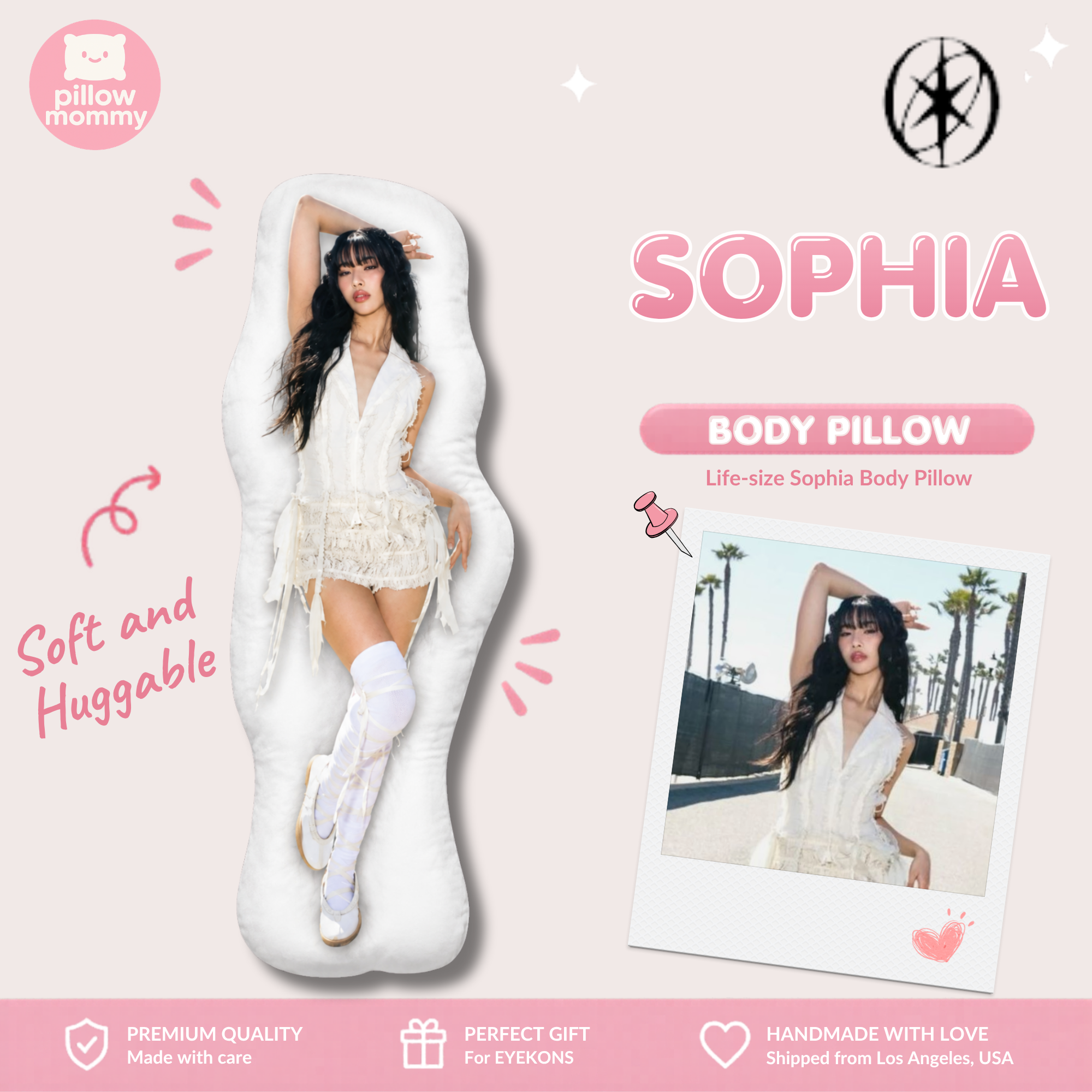KATSEYE Sophia Life-Size Body Pillow