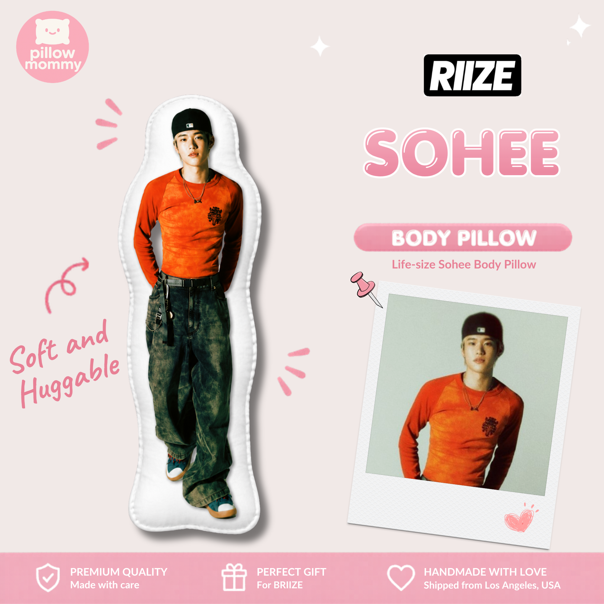 RIIZE Sohee Life-Size Body Pillow
