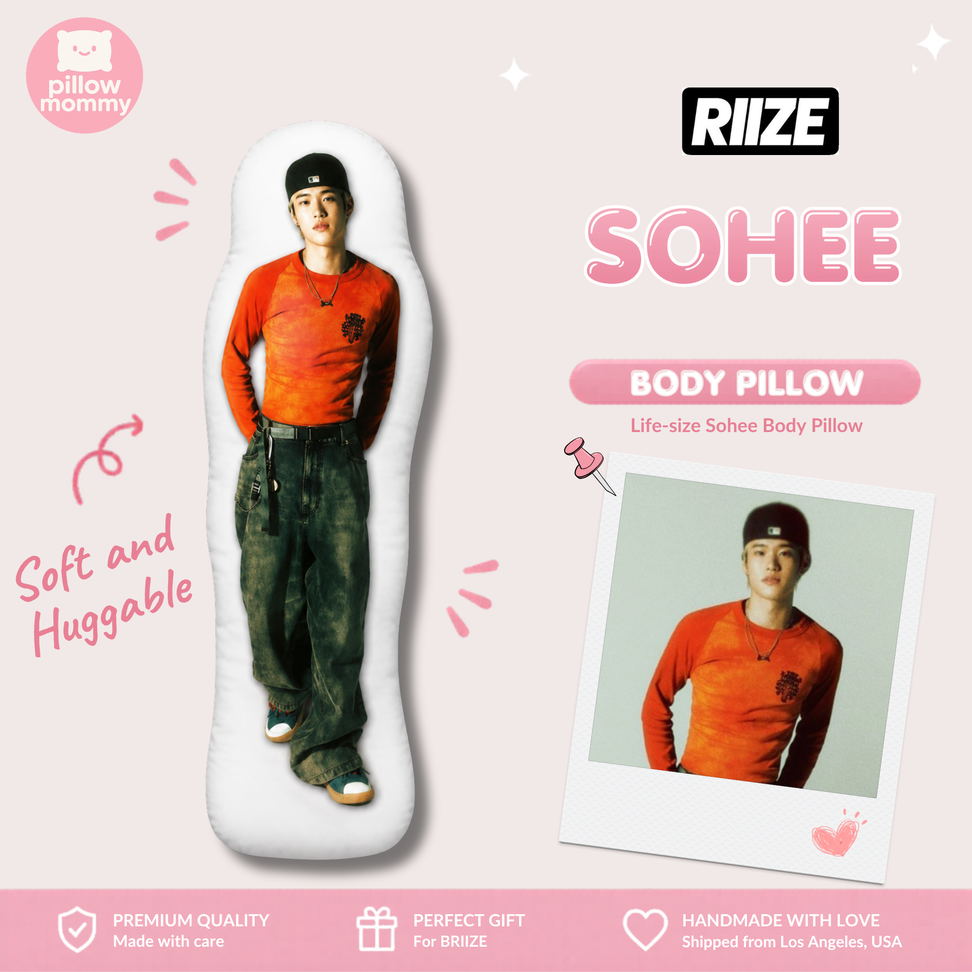 RIIZE Sohee Life-Size Body Pillow