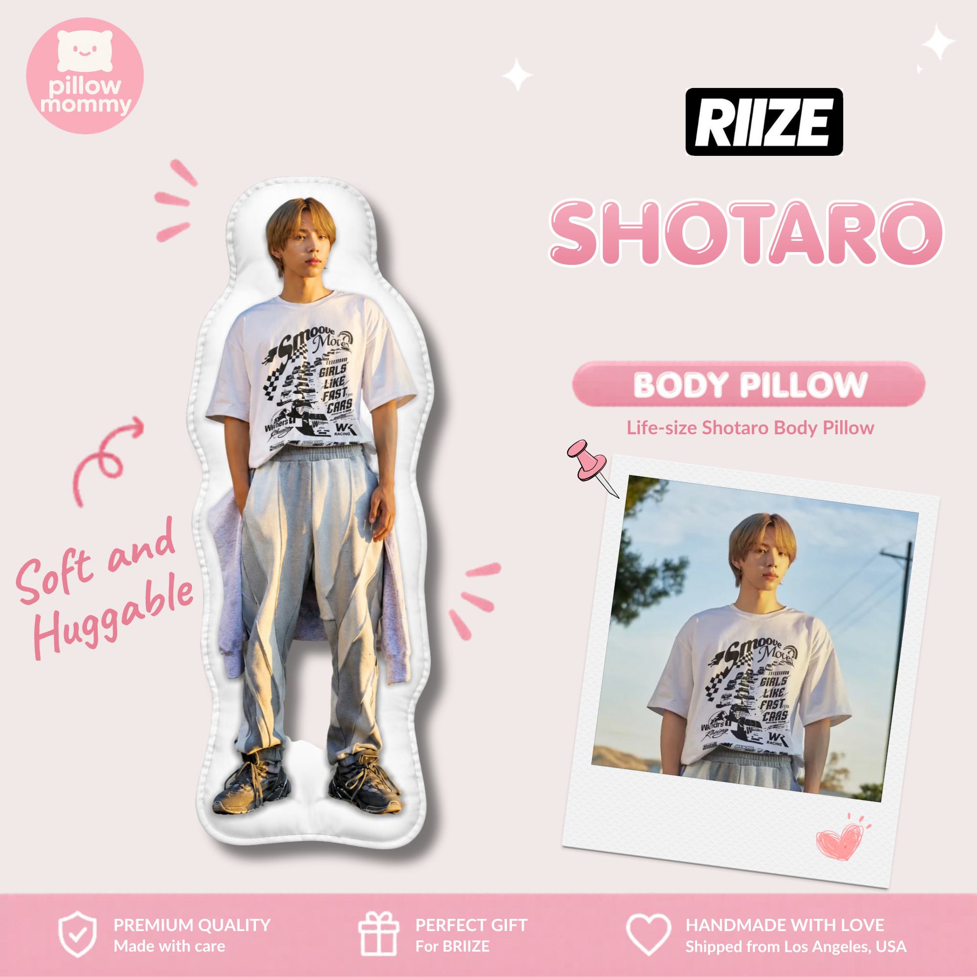 RIIZE Shotaro Life-Size Body Pillow