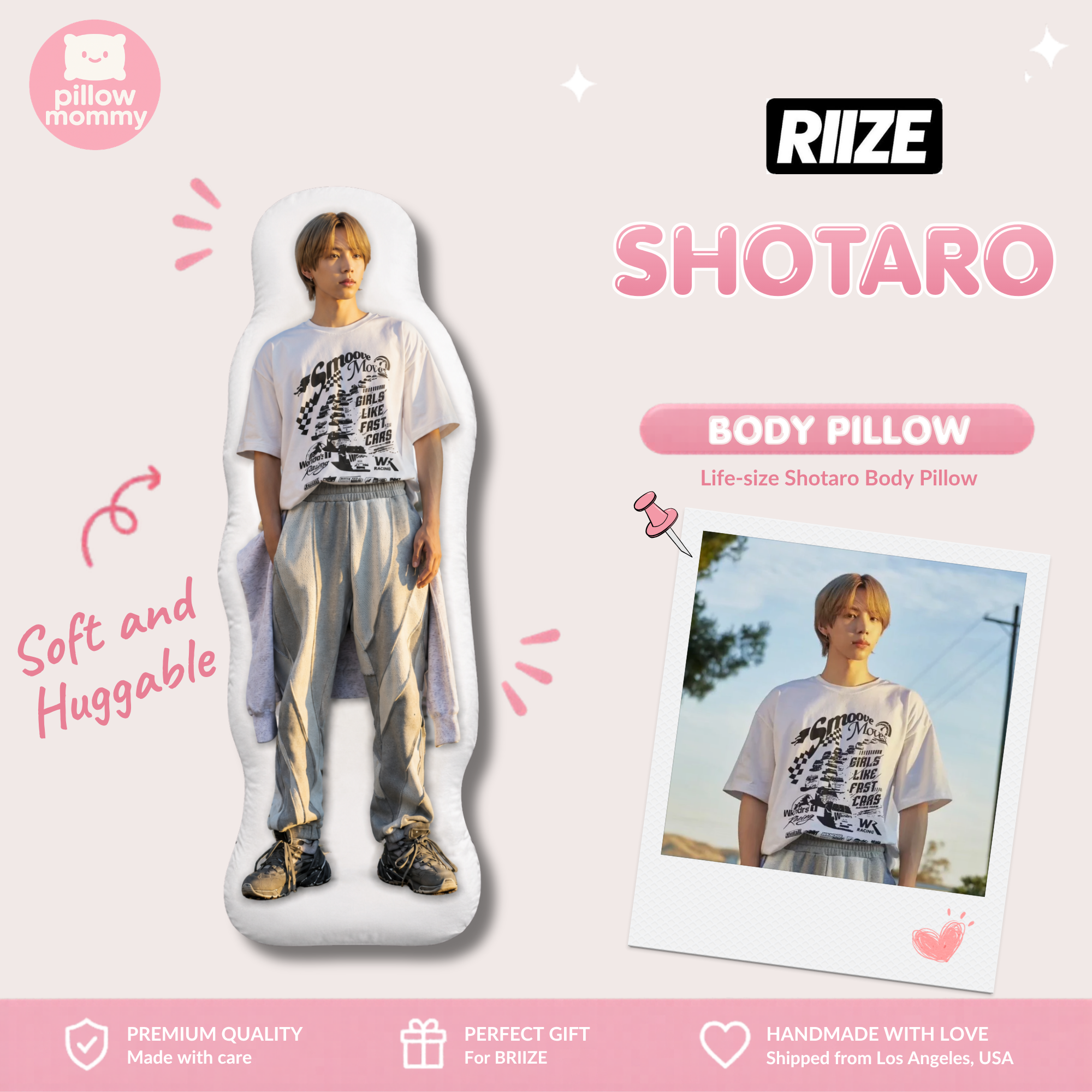 RIIZE Shotaro Life-Size Body Pillow
