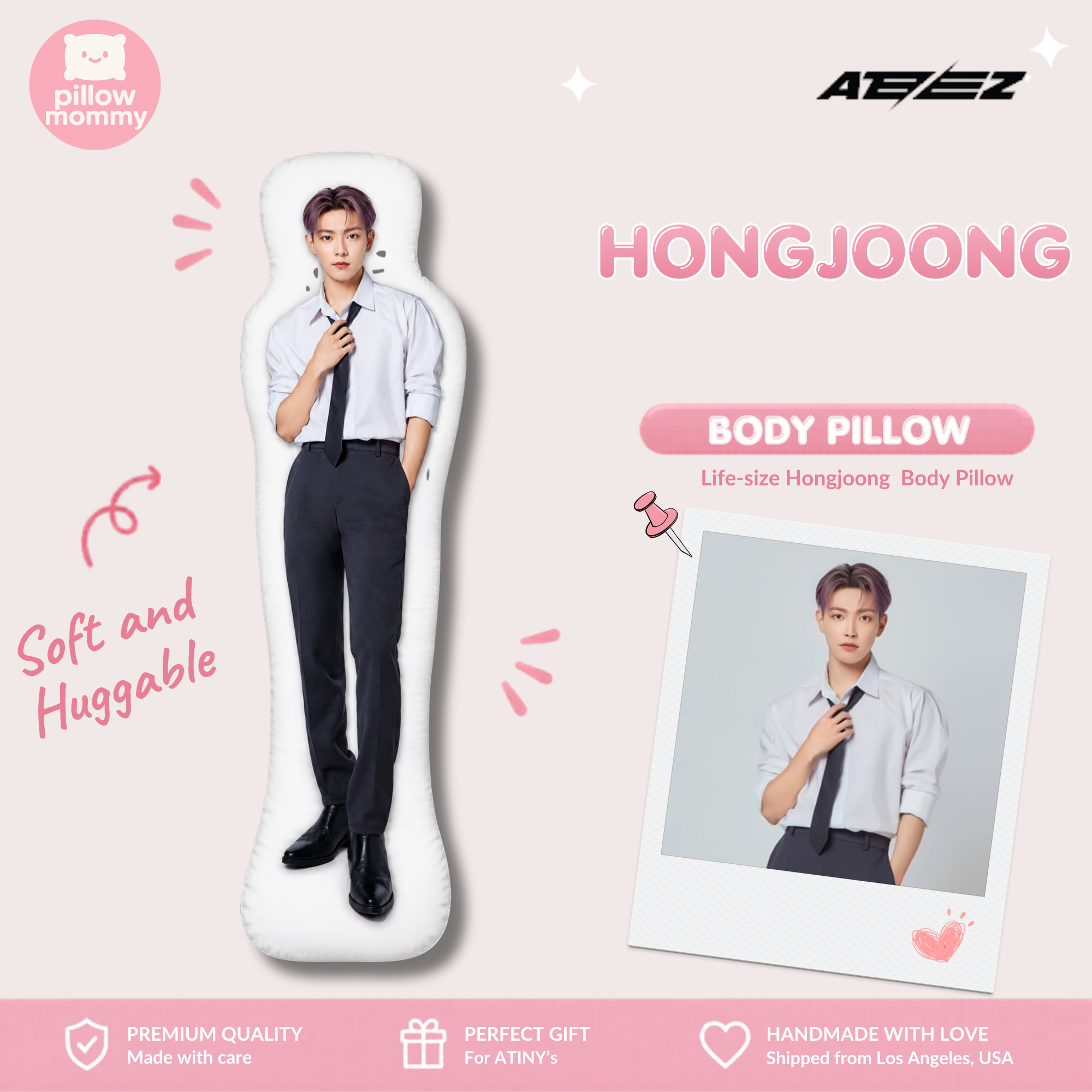 ATEEZ Hongjoong Life-Size Body Pillow