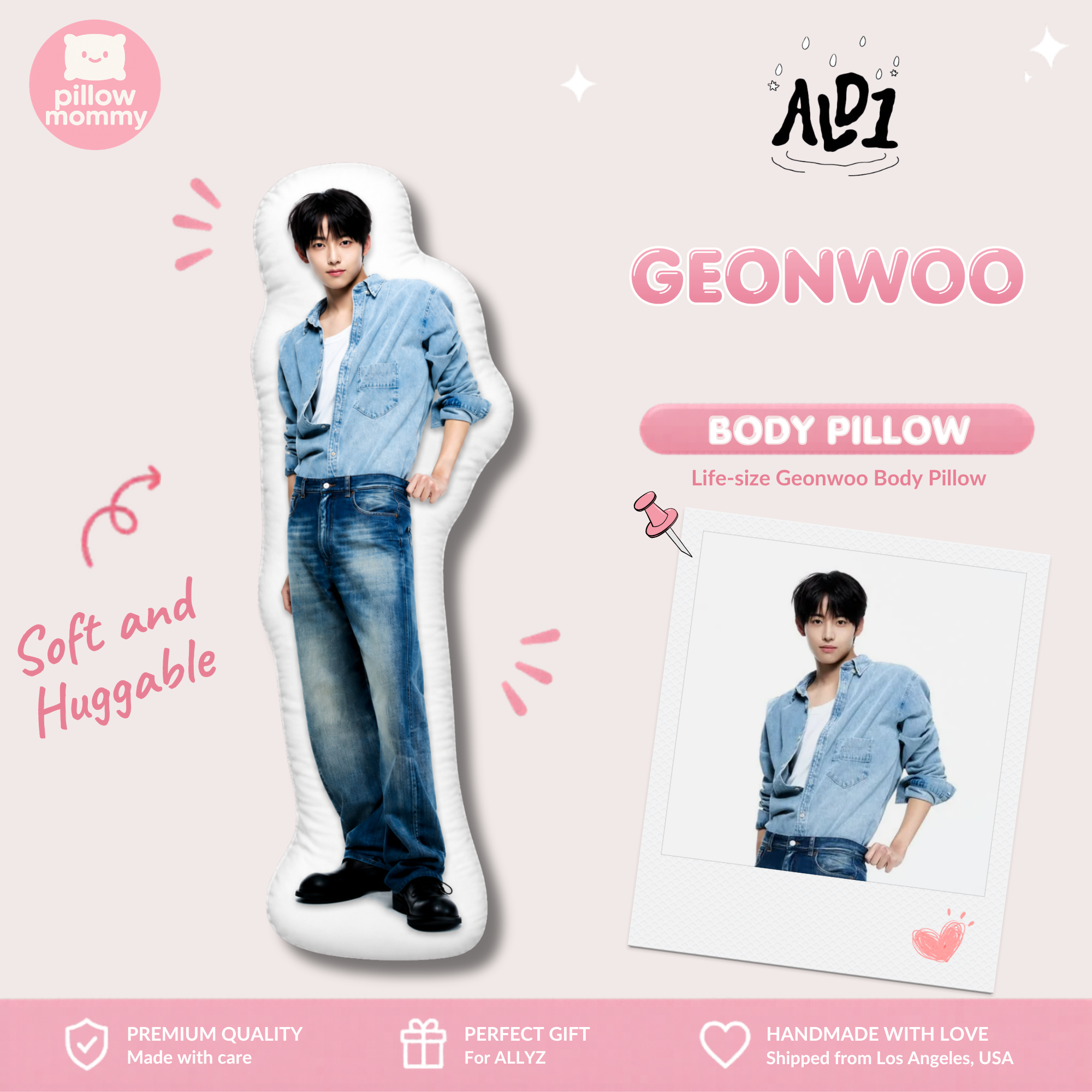 AD1 Geonwoo Life-Size Body Pillow