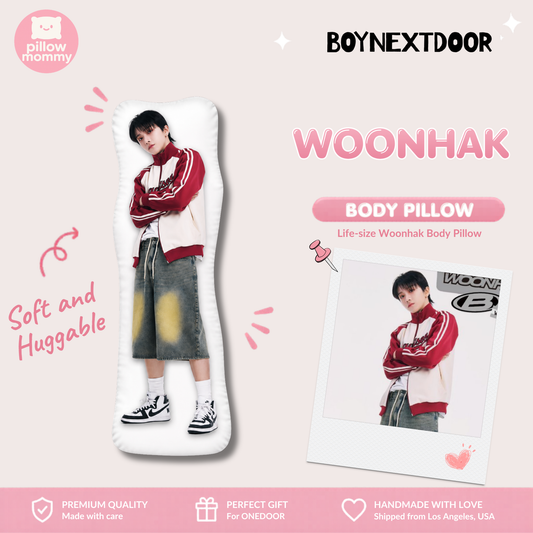 BOYNEXTDOOR Woonhak Life-Size Body Pillow