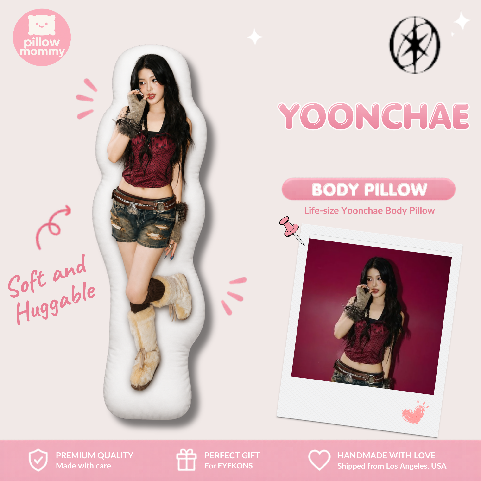 KATSEYE Yoonchae Life-Size Body Pillow