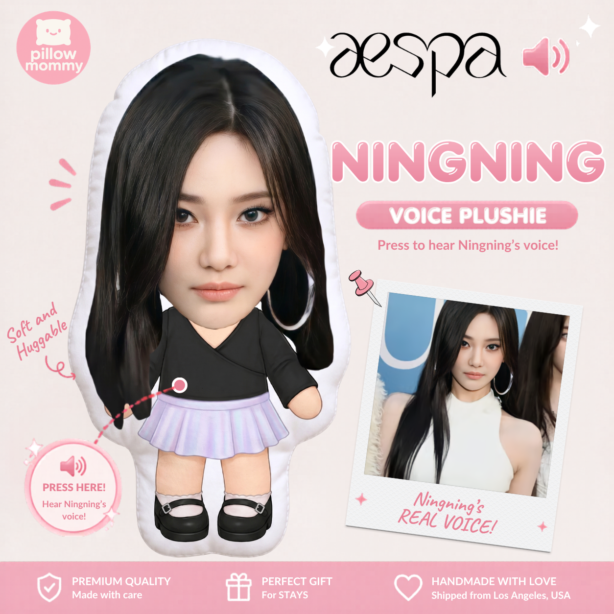 Aespa NingNing Talking Plushie