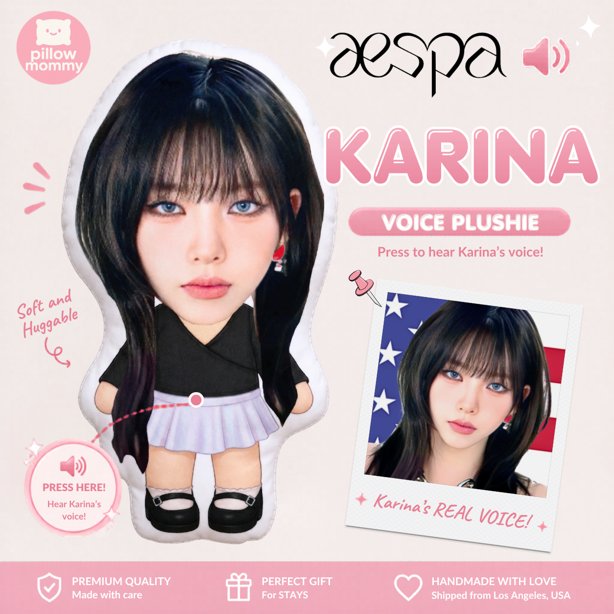 Aespa Karina Talking Plushie
