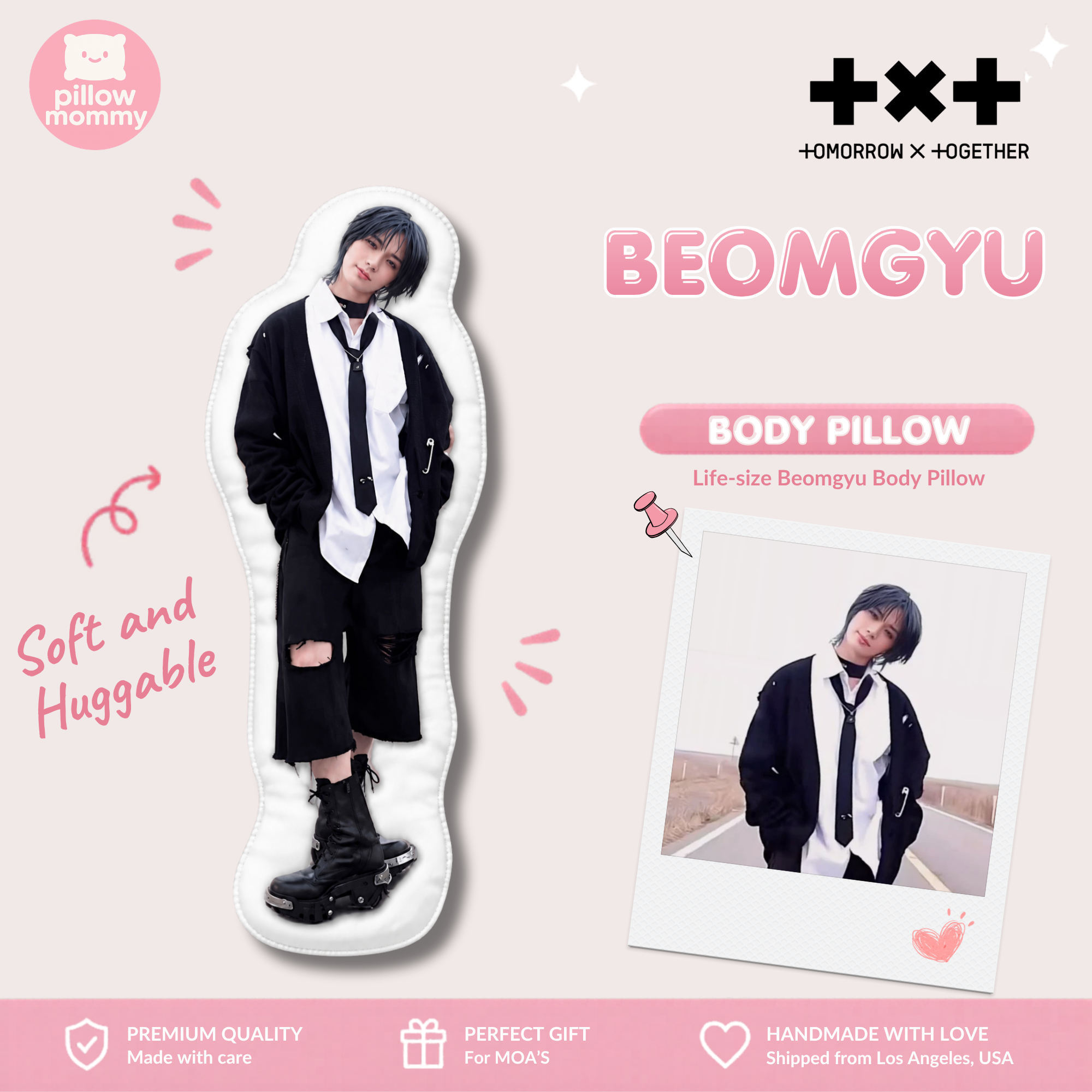 TXT Beomgyu Life-Size Body Pillow
