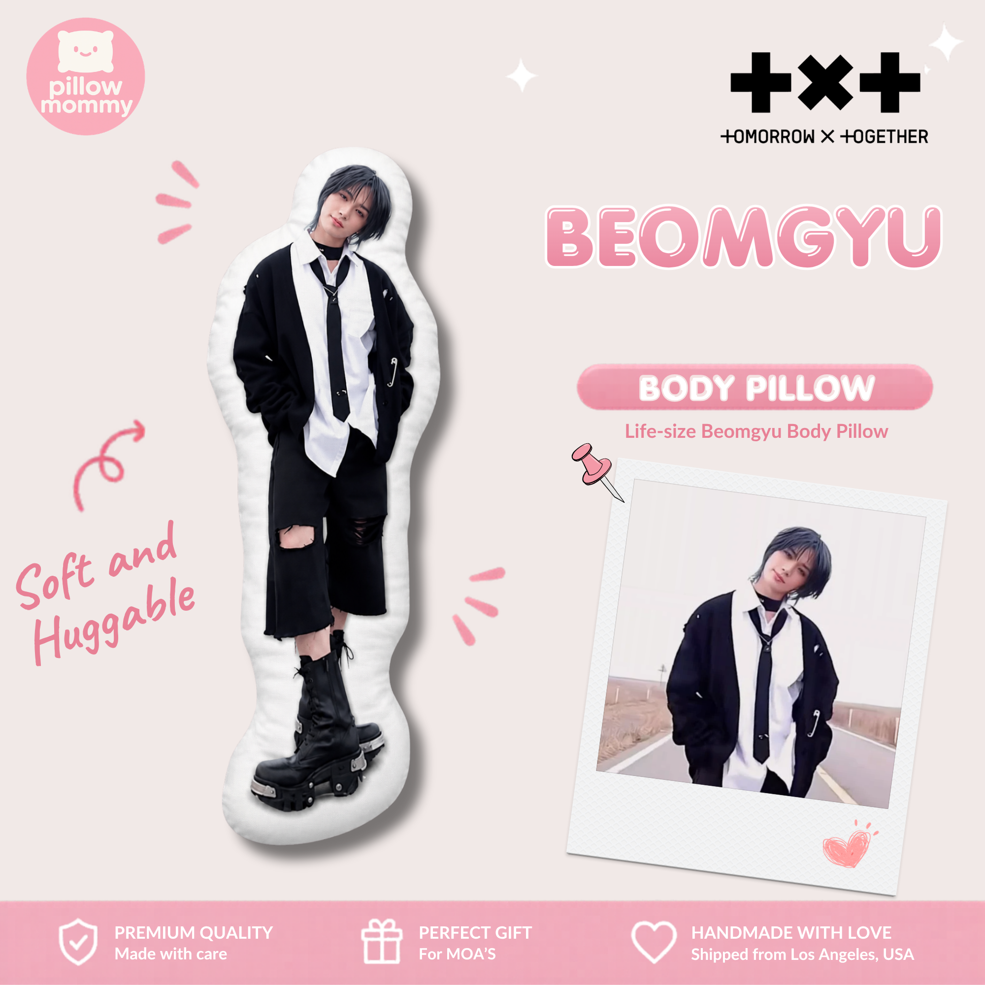 TXT Beomgyu Life-Size Body Pillow